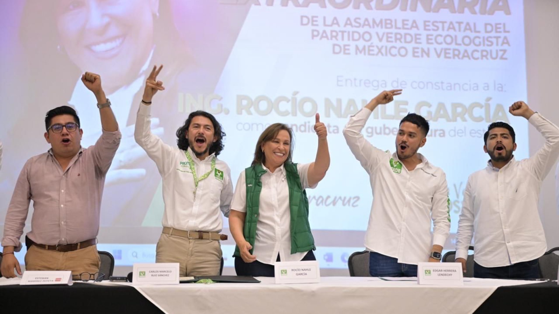 Rocío Nahle candidata, única del Verde a la gubernatura de Veracruz