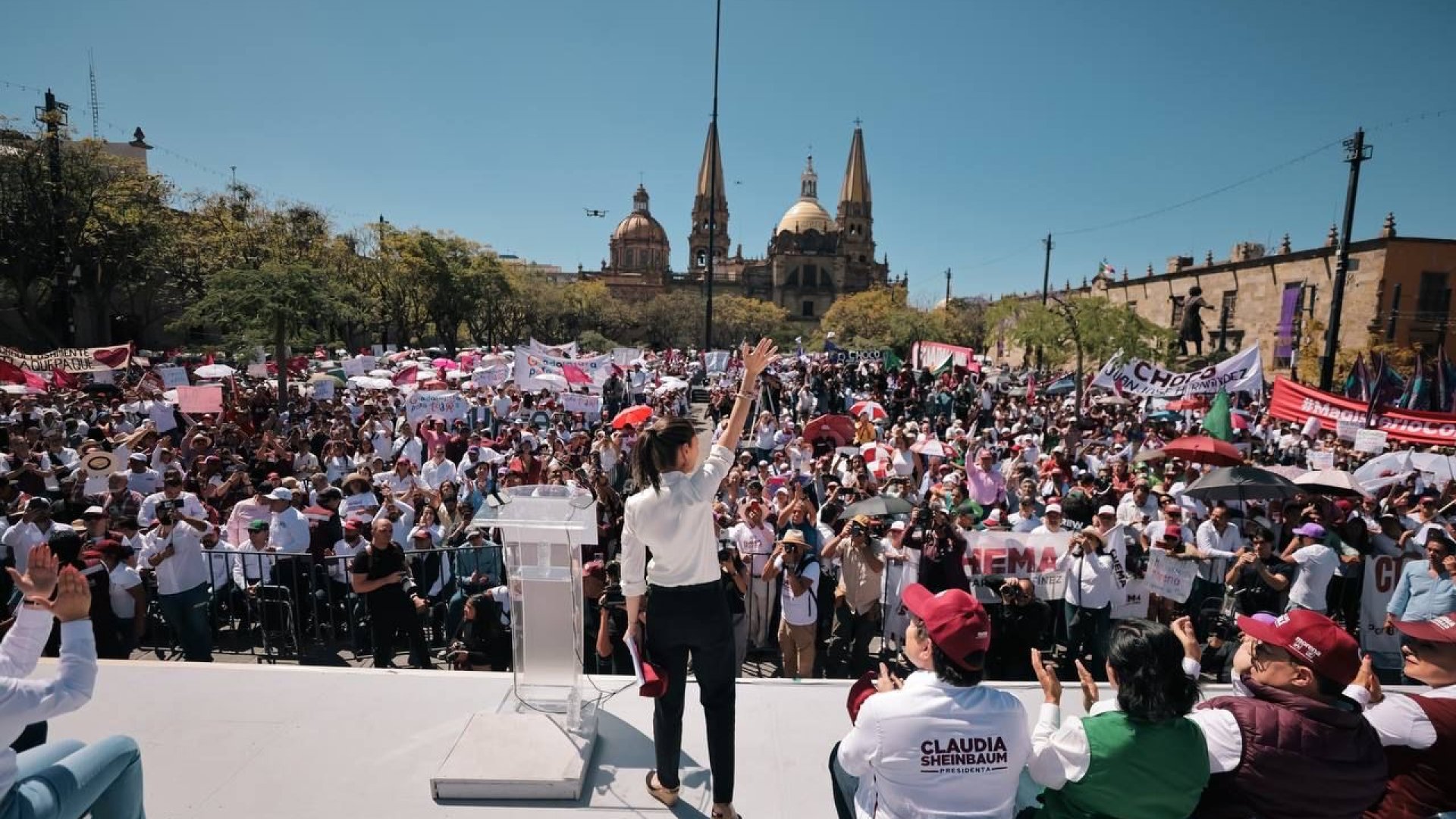 En Jalisco se van a romper las cadenas de la corrupción: Claudia Sheinbaum
