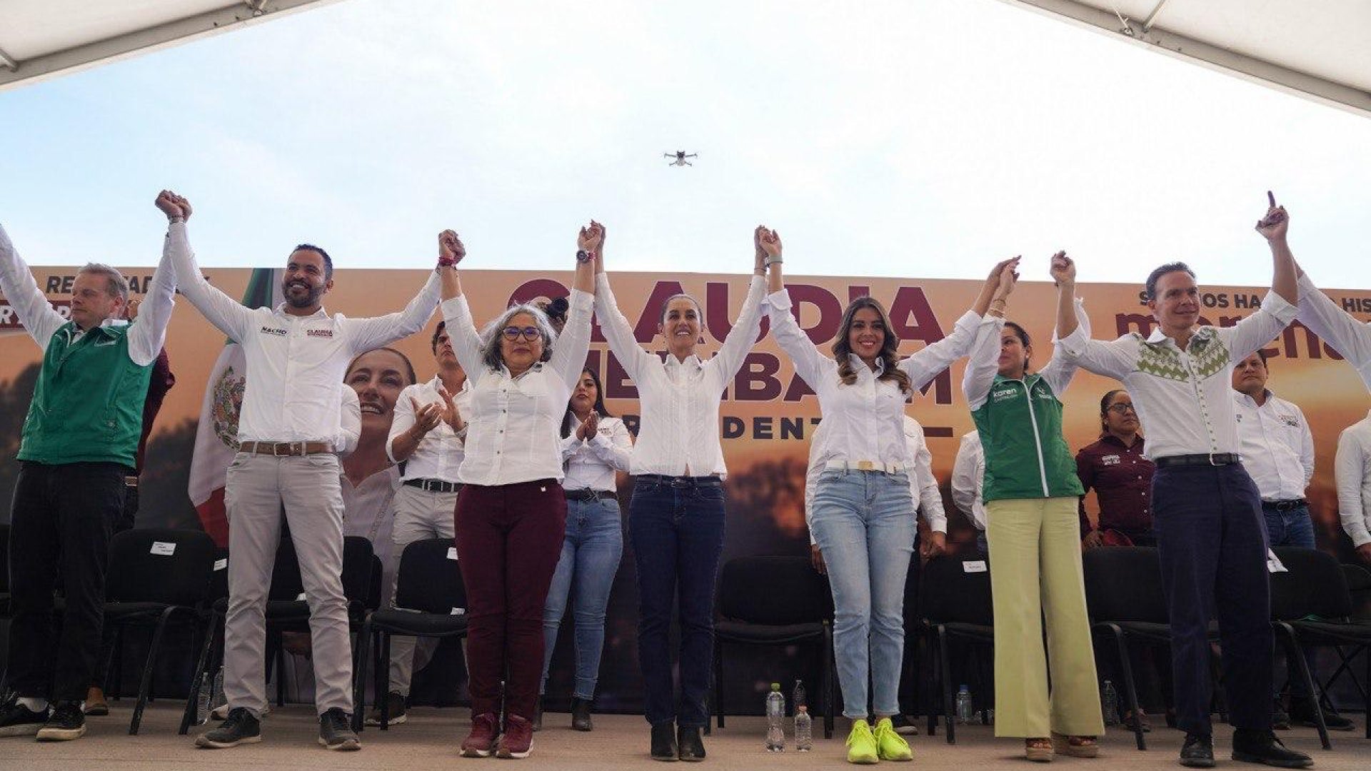 ‘Con estrategia, con honestidad vamos a seguir construyendo la paz para nuestro país’: Claudia