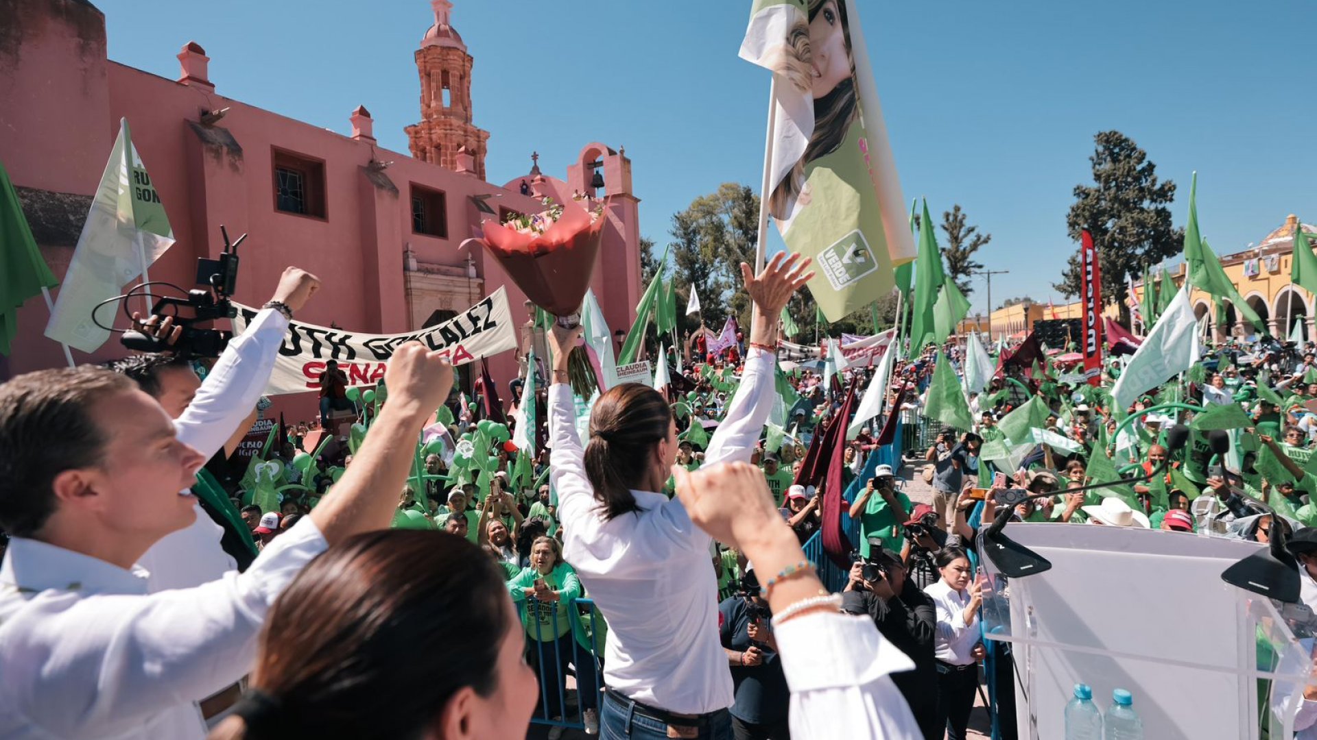 Cuando se cambia al poder judicial también se avanza en la construcción de la paz: Claudia