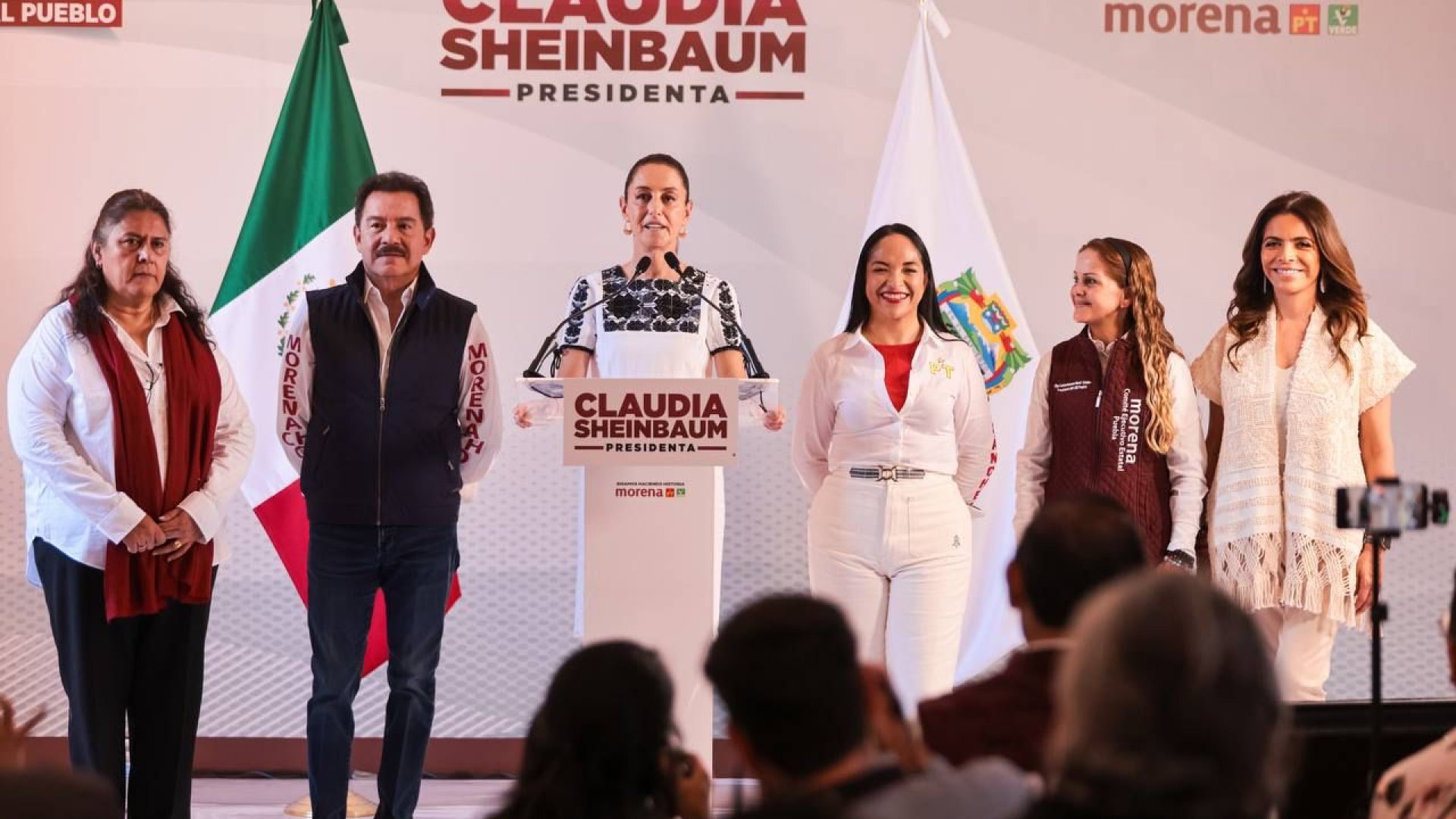 ‘Vamos a conectar todo el país’: Claudia Sheinbaum va por una ‘República próspera y conectada’ con más trenes dé pasajeros y carreteras en Puebla