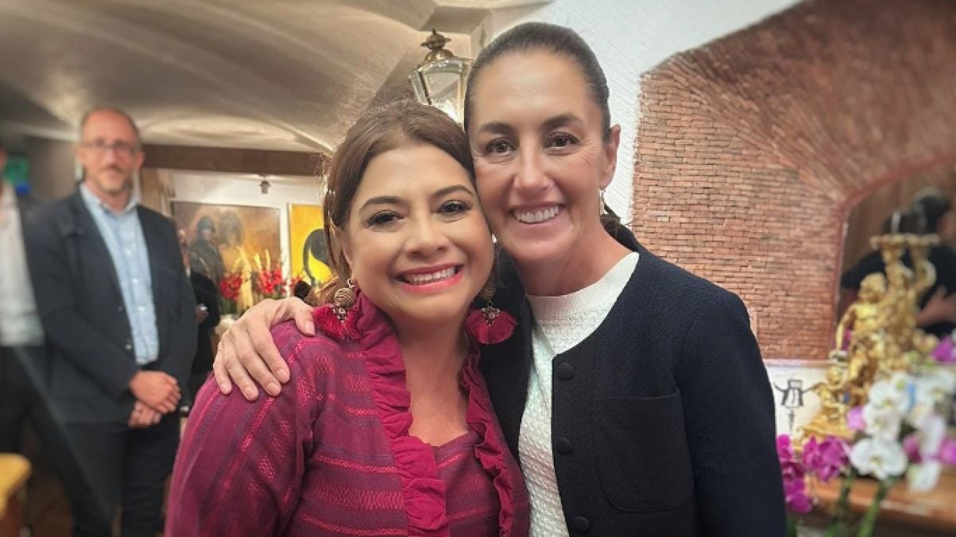 Clara Brugada refuerza relación con Claudia Sheinbaum