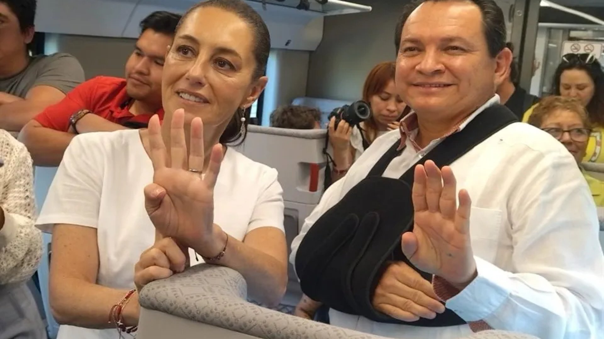 Claudia Sheinbaum desmiente ‘división’ con candidatos de Morena