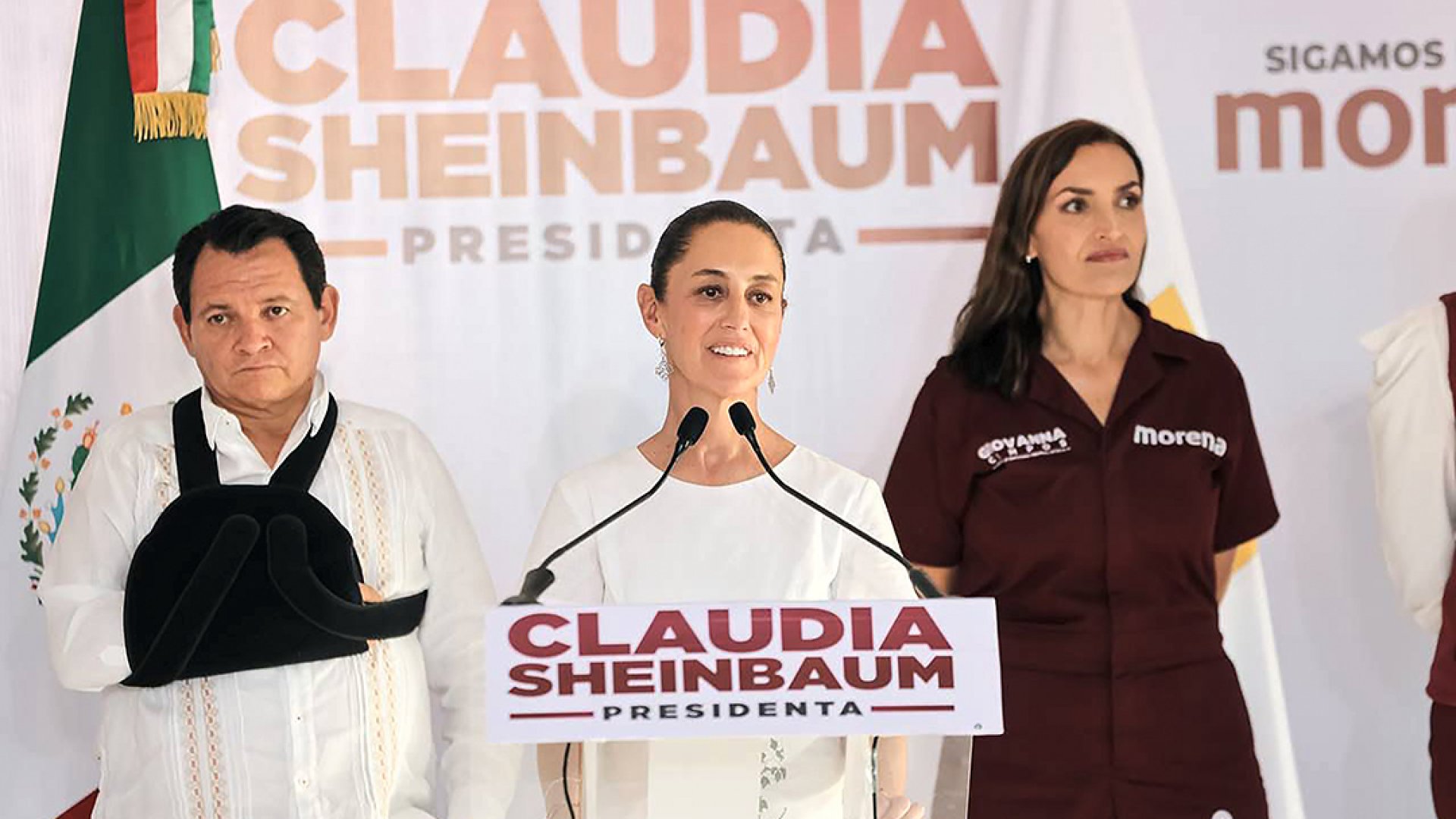 Claudia Sheinbaum y Joaquín Díaz mena anuncian ‘Renacimiento Maya’, el proyecto para fortalecer la prosperidad de Yucatán a través del Tren Maya