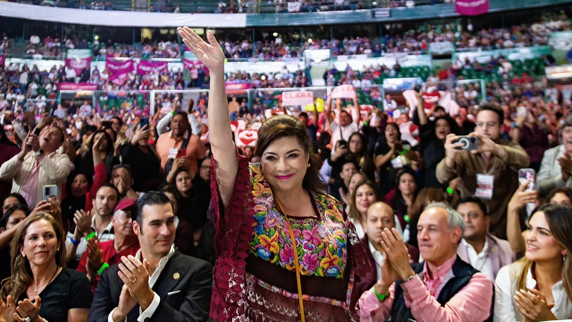 Clara Brugada presume capacidad máxima en sus eventos 