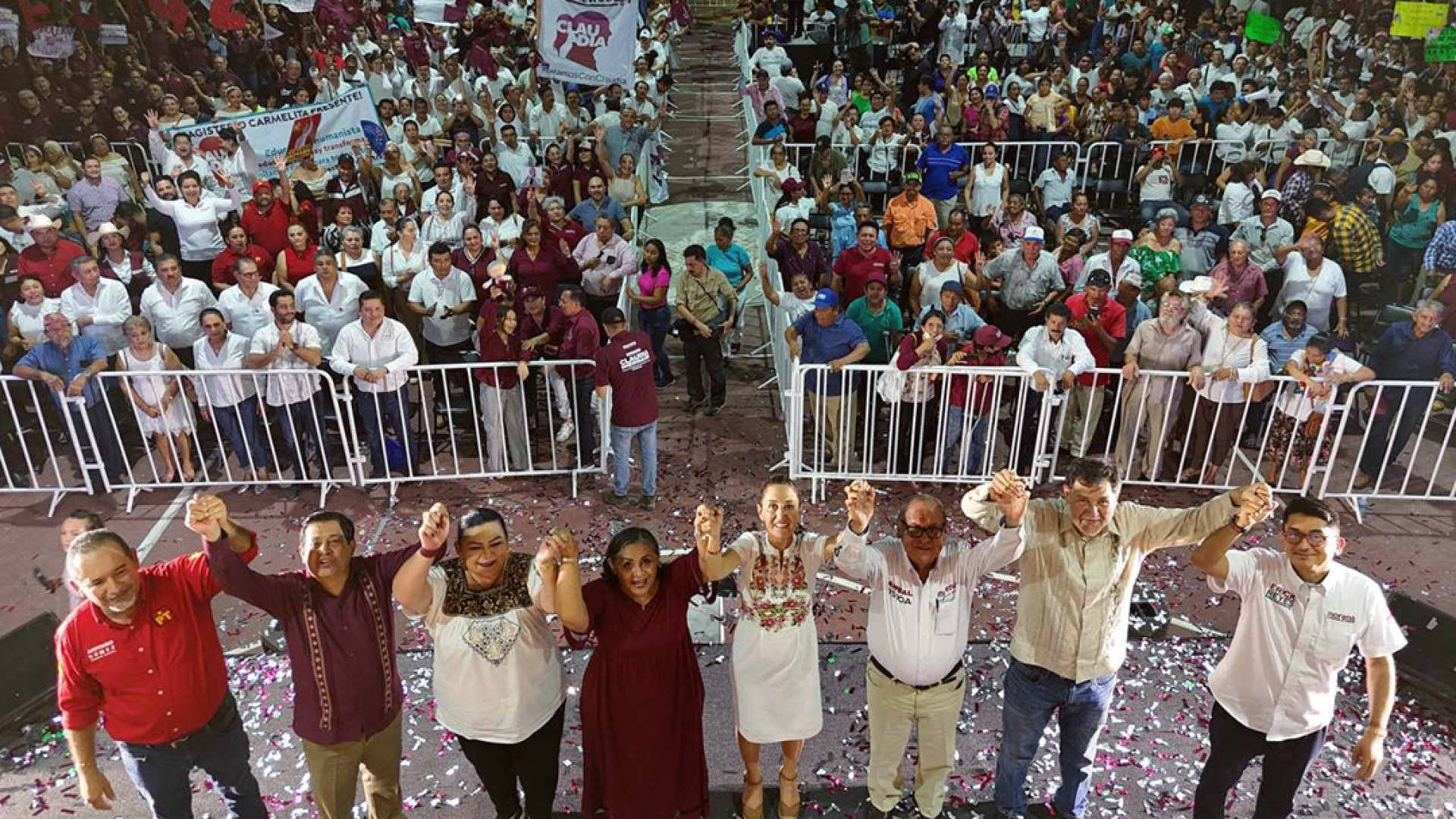 ‘Se trata de devolverle al sureste de México todo lo que nos ha dado’: Claudia Sheinbaum impulsa continuidad de la 4T desde Campeche