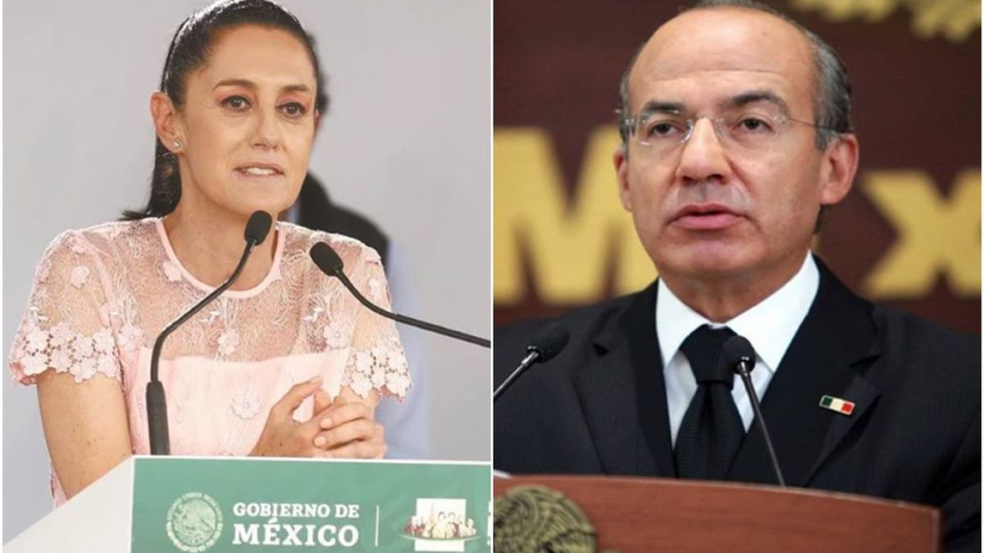 ‘Quien pactó con criminales fue Felipe Calderón’: contesta Claudia a Xóchitl