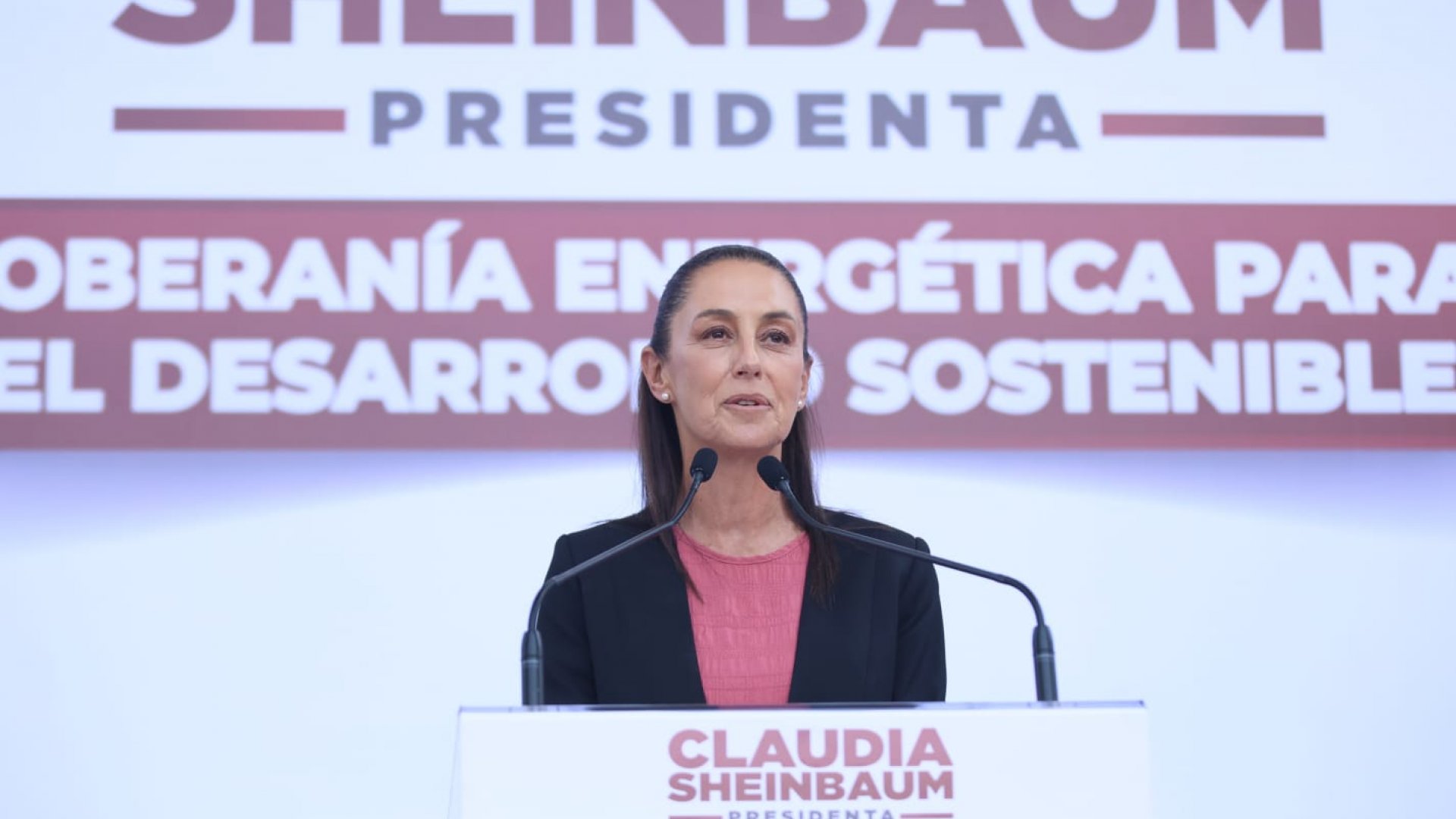 Claudia Sheinbaum presenta eje de soberanía energética