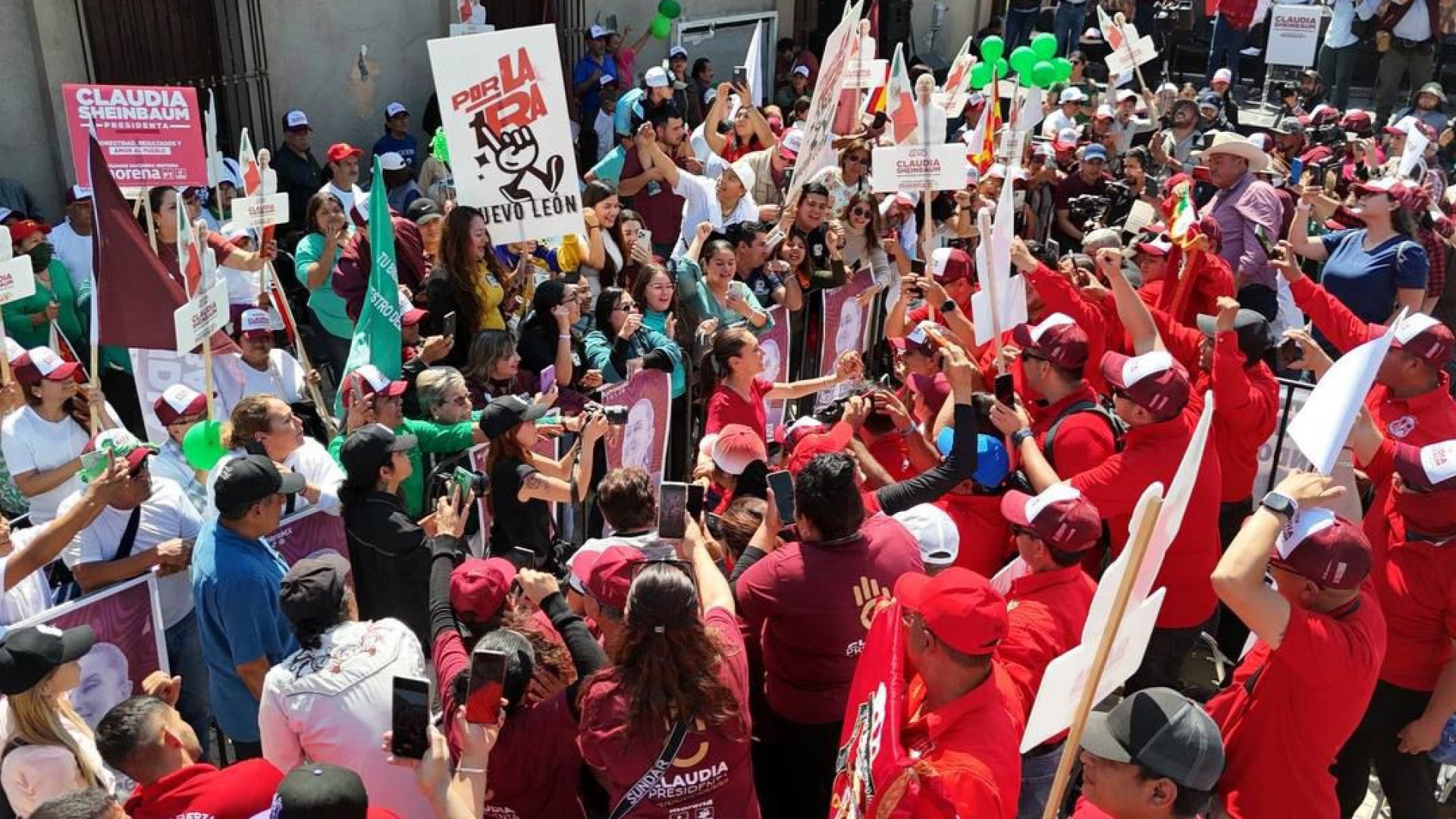 No queremos autoritarismo, queremos justicia: Claudia Sheinbaum desde Pesquería, Nuevo León