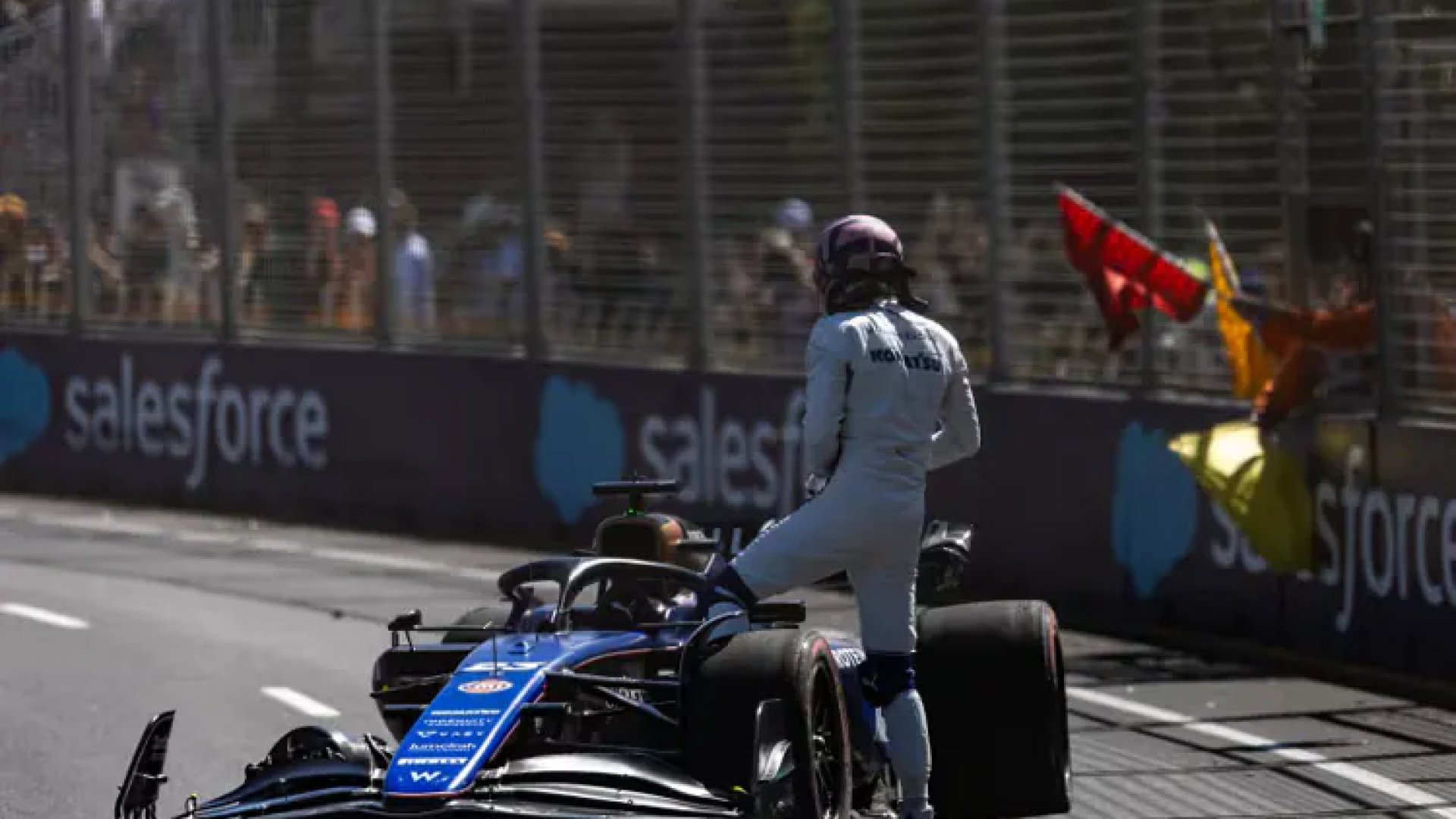 F1: Albon destroza su auto y Williams le da el de Sargeant para GP de Australia