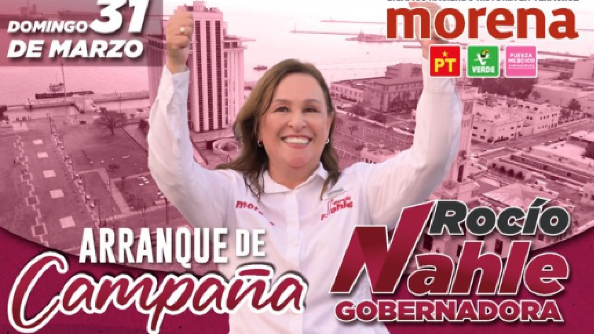 Invita Rocío Nahle al arranque de su campaña