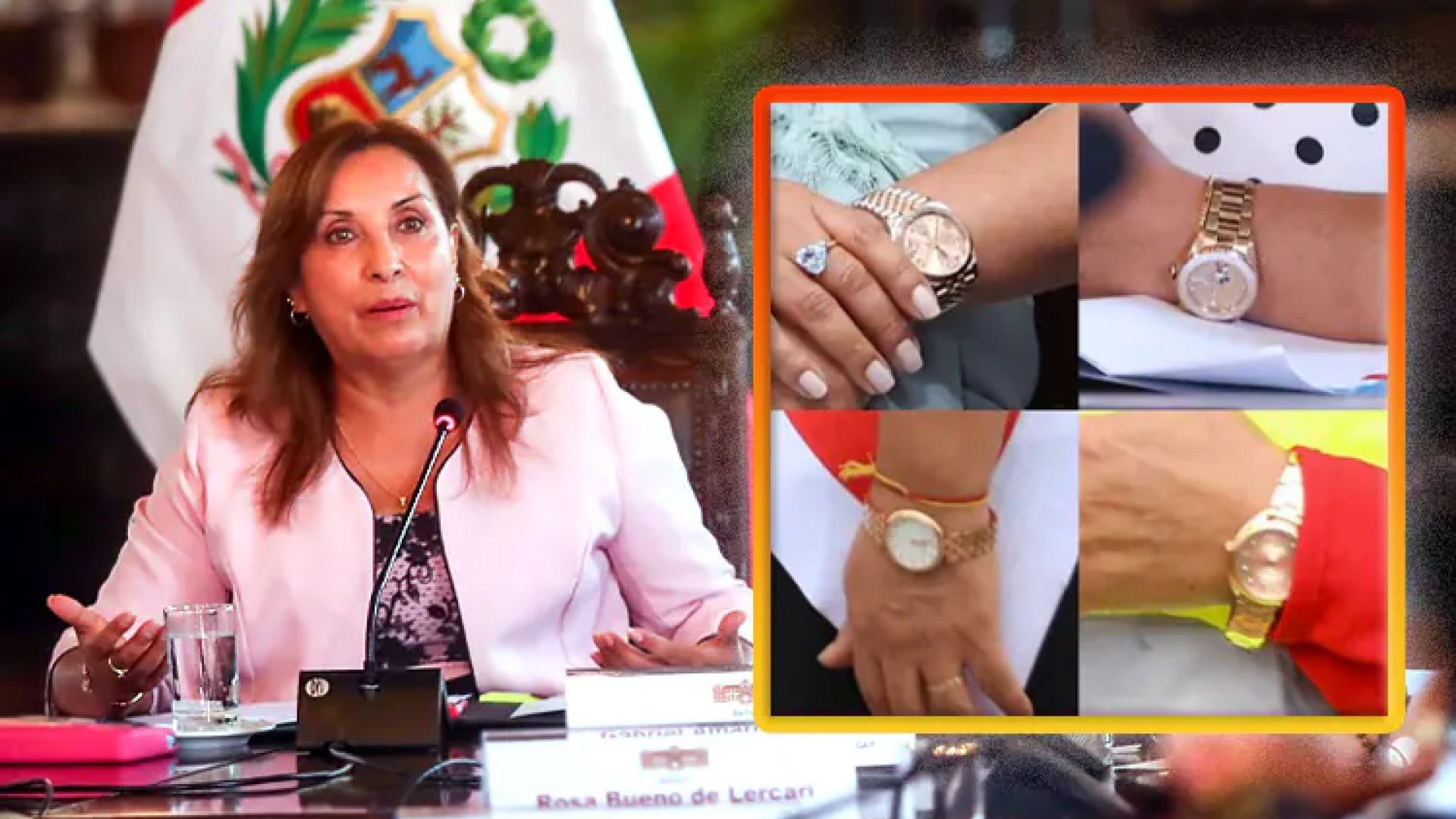 Presentan moción para destituir Boluarte por caso de Rolex