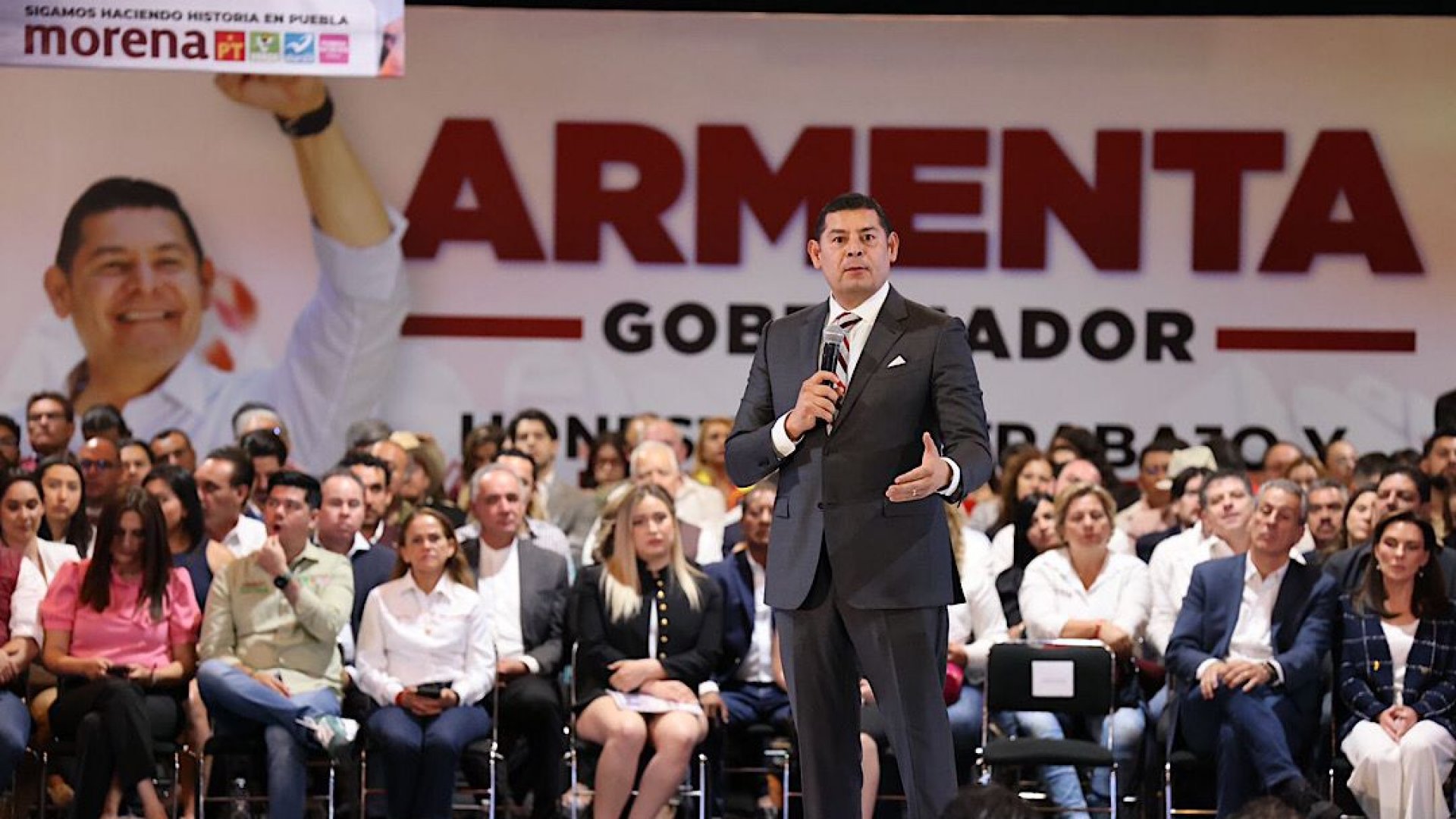 Armenta abraza el humanismo mexicano para construir el Segundo Piso de la Transformación de Puebla