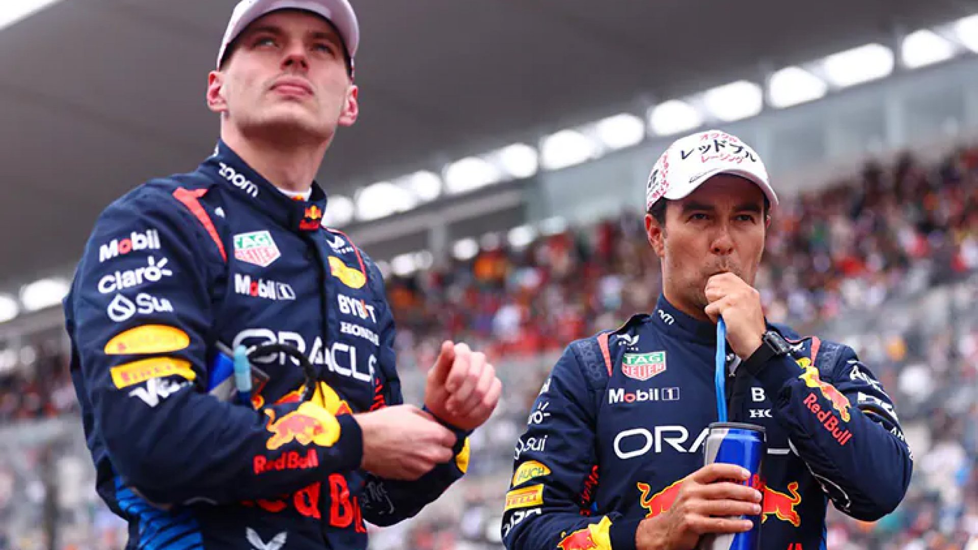 Max Verstappen y Checo Pérez, en primera fila para GP de Japón