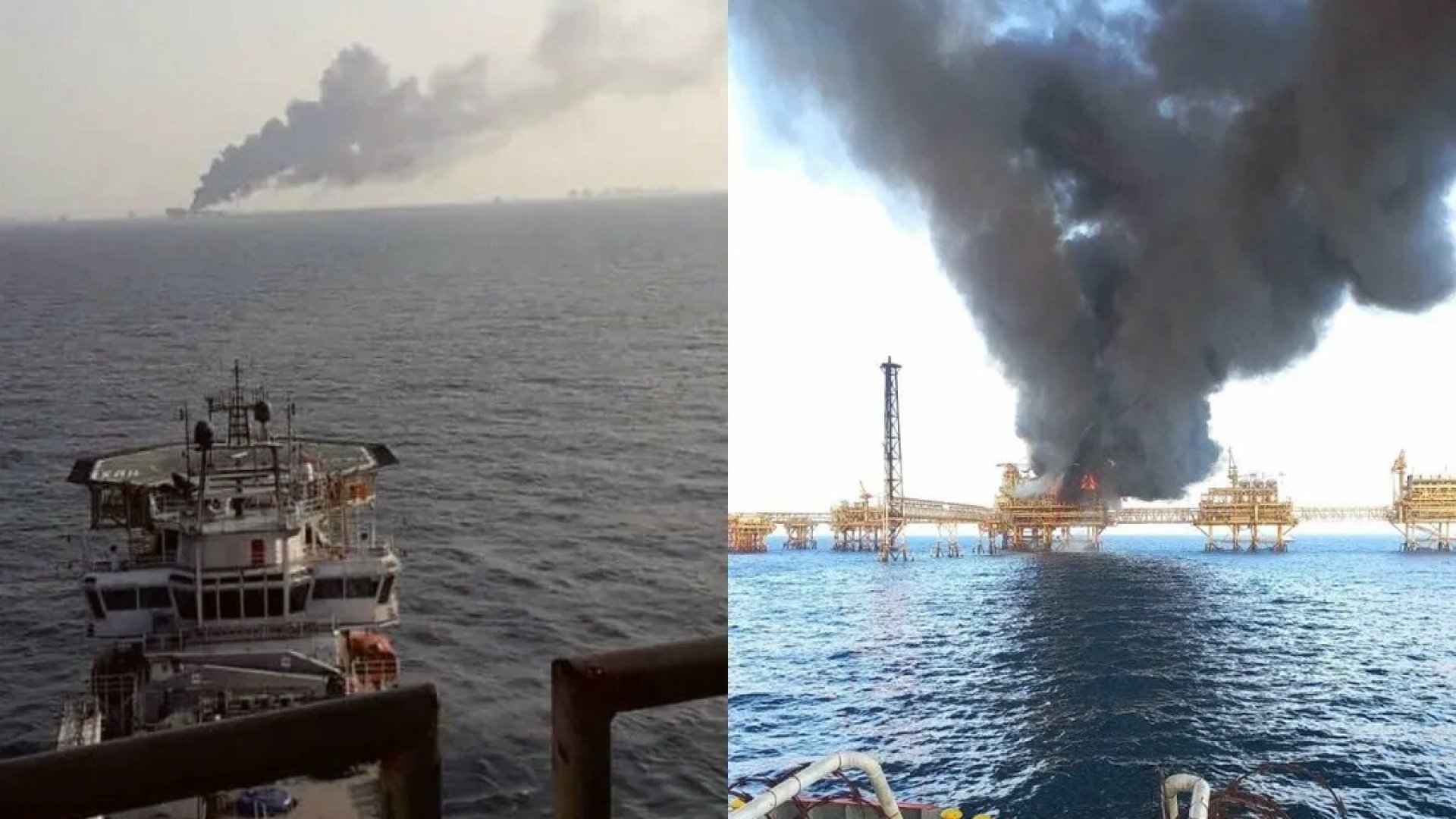 Conato de incendio deja nueve heridos en plataforma de Pemex