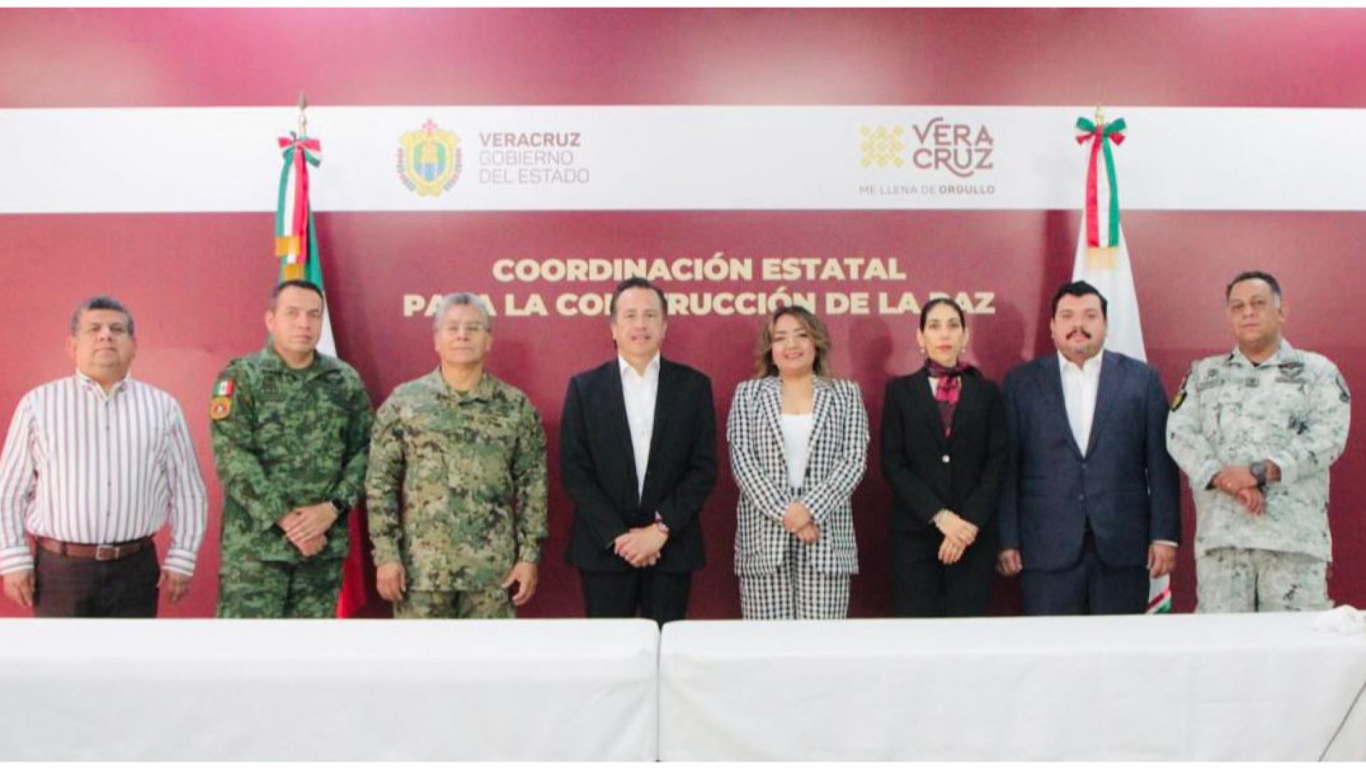 OPLE Veracruz asiste a la Mesa Estatal de Coordinación para la Construcción de la Paz y Seguridad