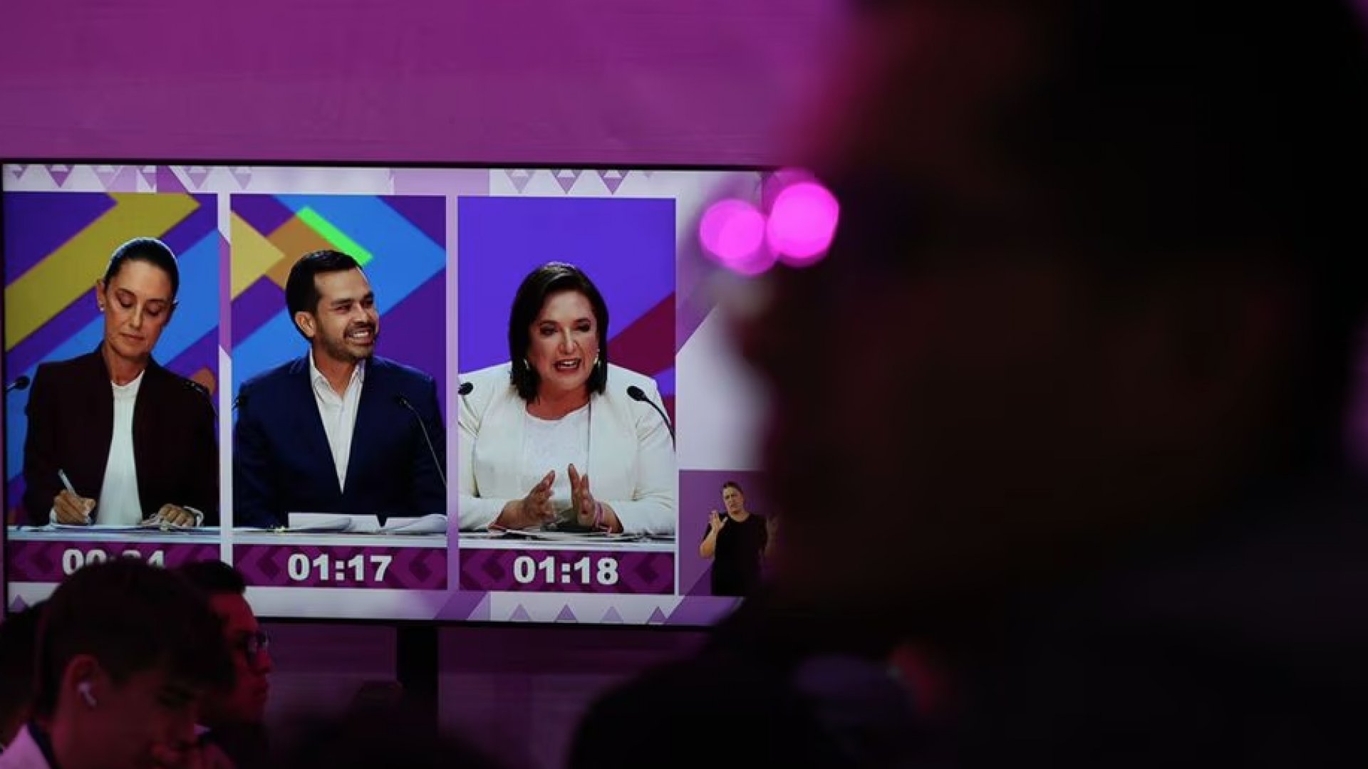 Revela INE raiting del primer debate presidencial