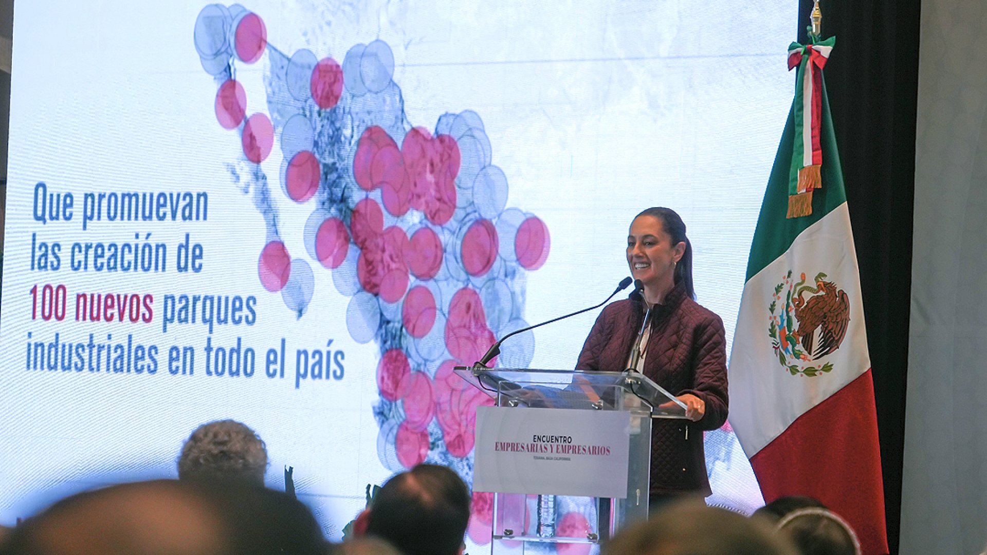 Explotar potencial de inversiones en Baja California y conectarla con todo el país, plantea Claudia Sheinbaum