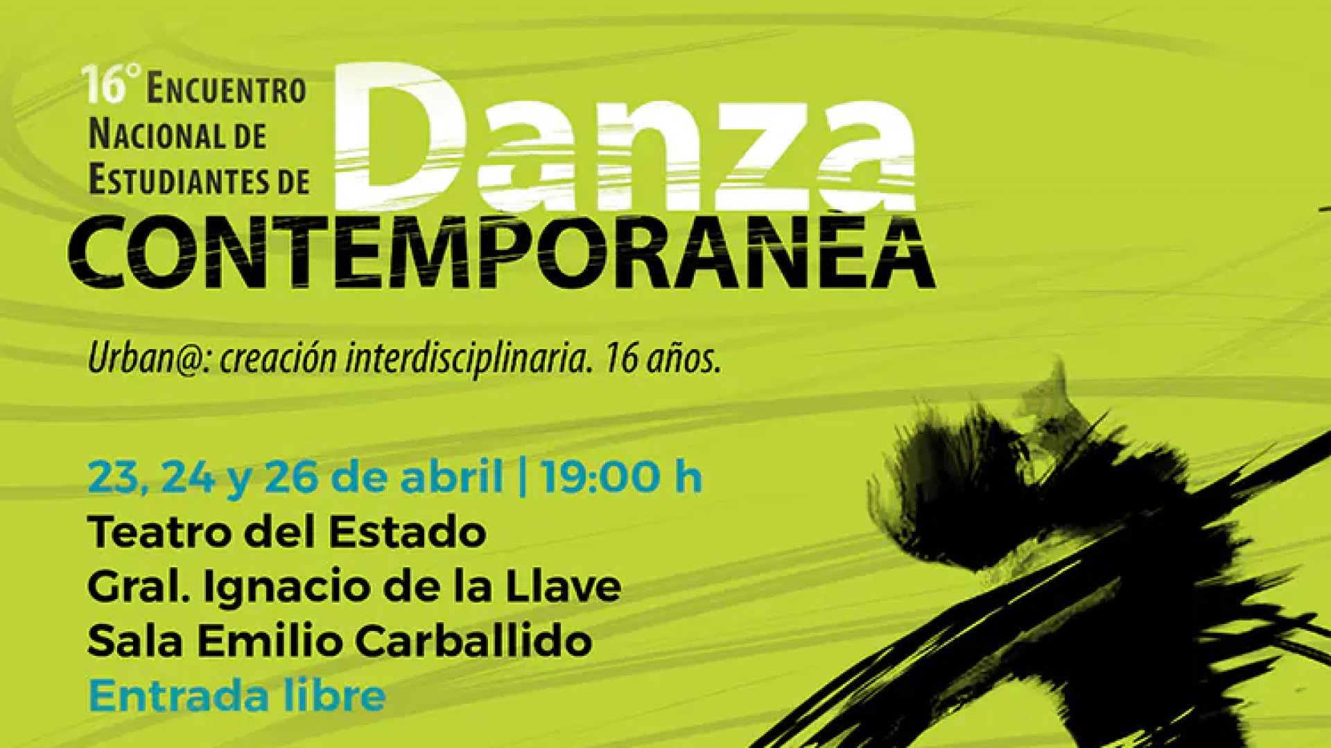 Invitan UV y Secver al 16° Encuentro Nacional de Estudiantes de Danza Contemporánea