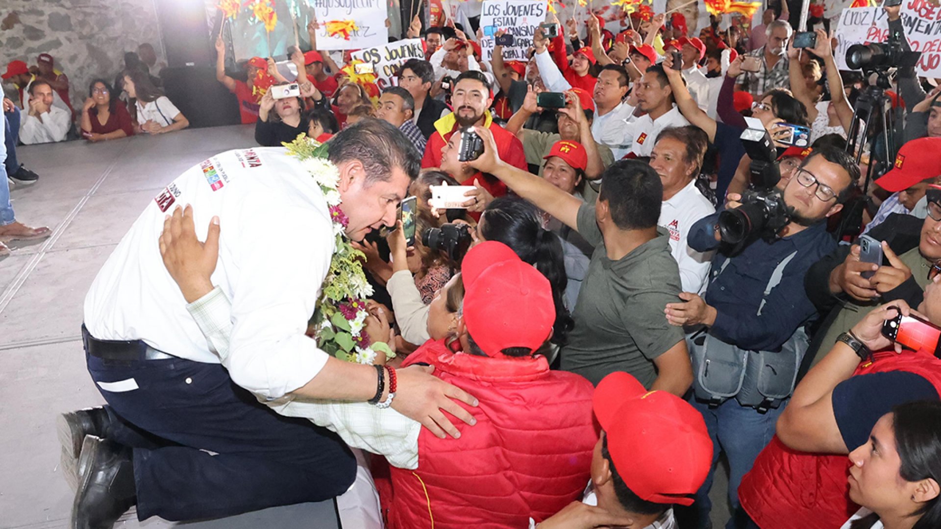 Alejandro Armenta garantiza seguridad, salud y agua en Amozoc