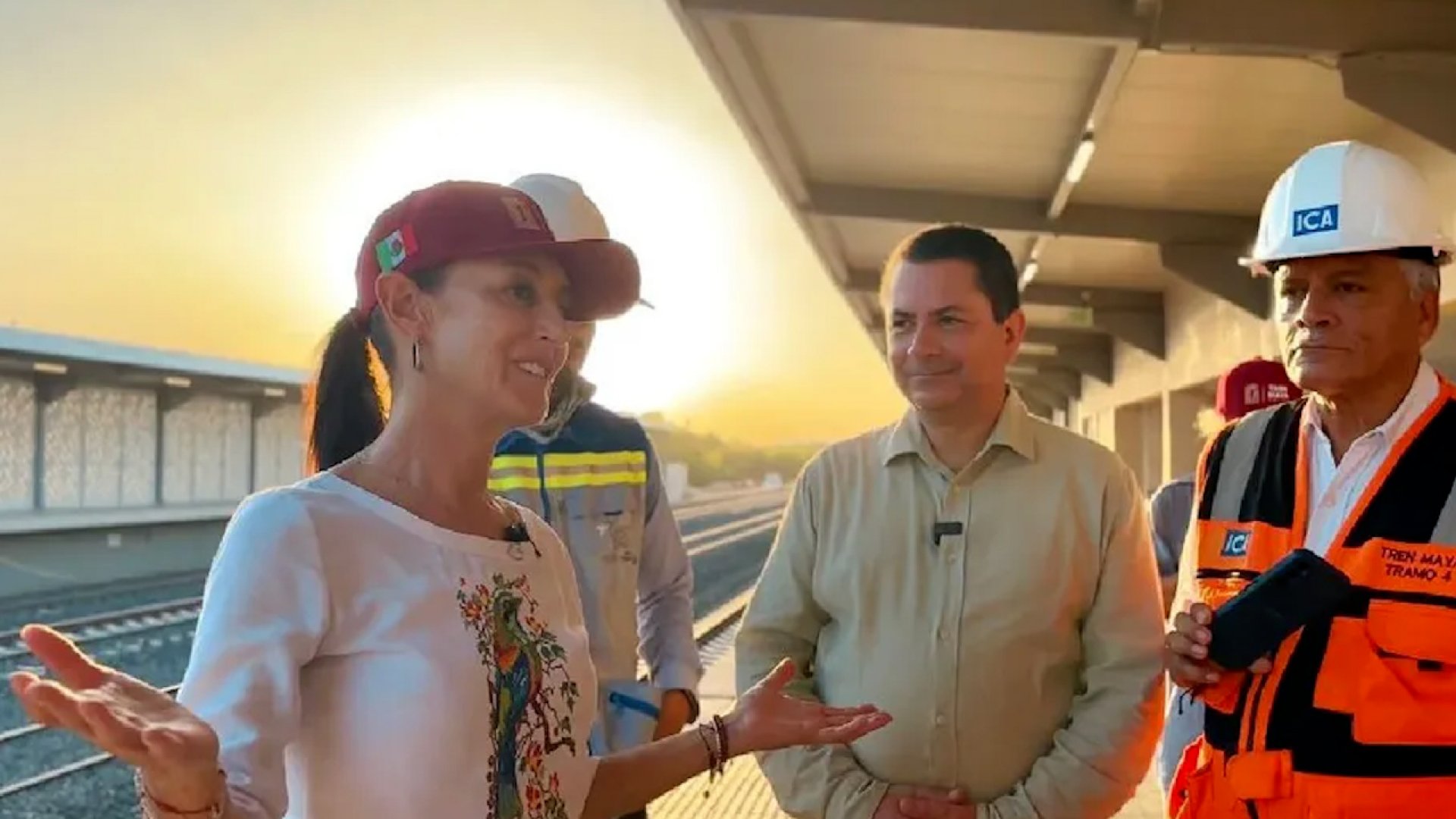 Promete Claudia Sheinbaum ampliar el Tren Maya hasta Puerto Progreso