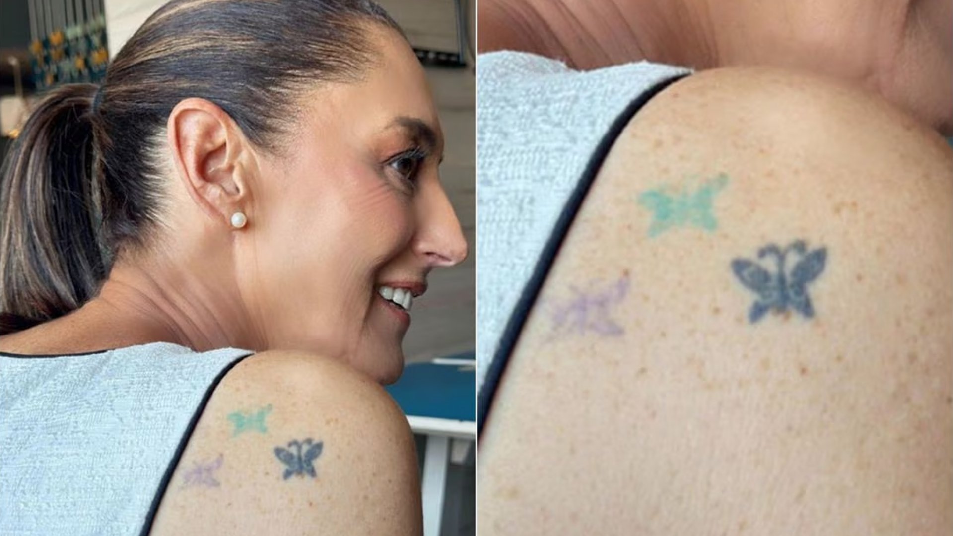 Claudia Sheinbaum presume tatuajes de mariposas y revela su gran significado