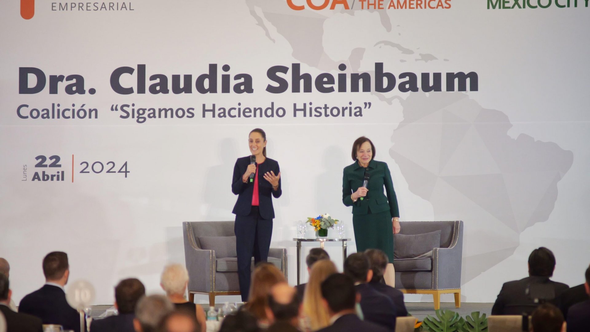 Presidenta del COA elogia Plan de Nación de Claudia Sheinbaum