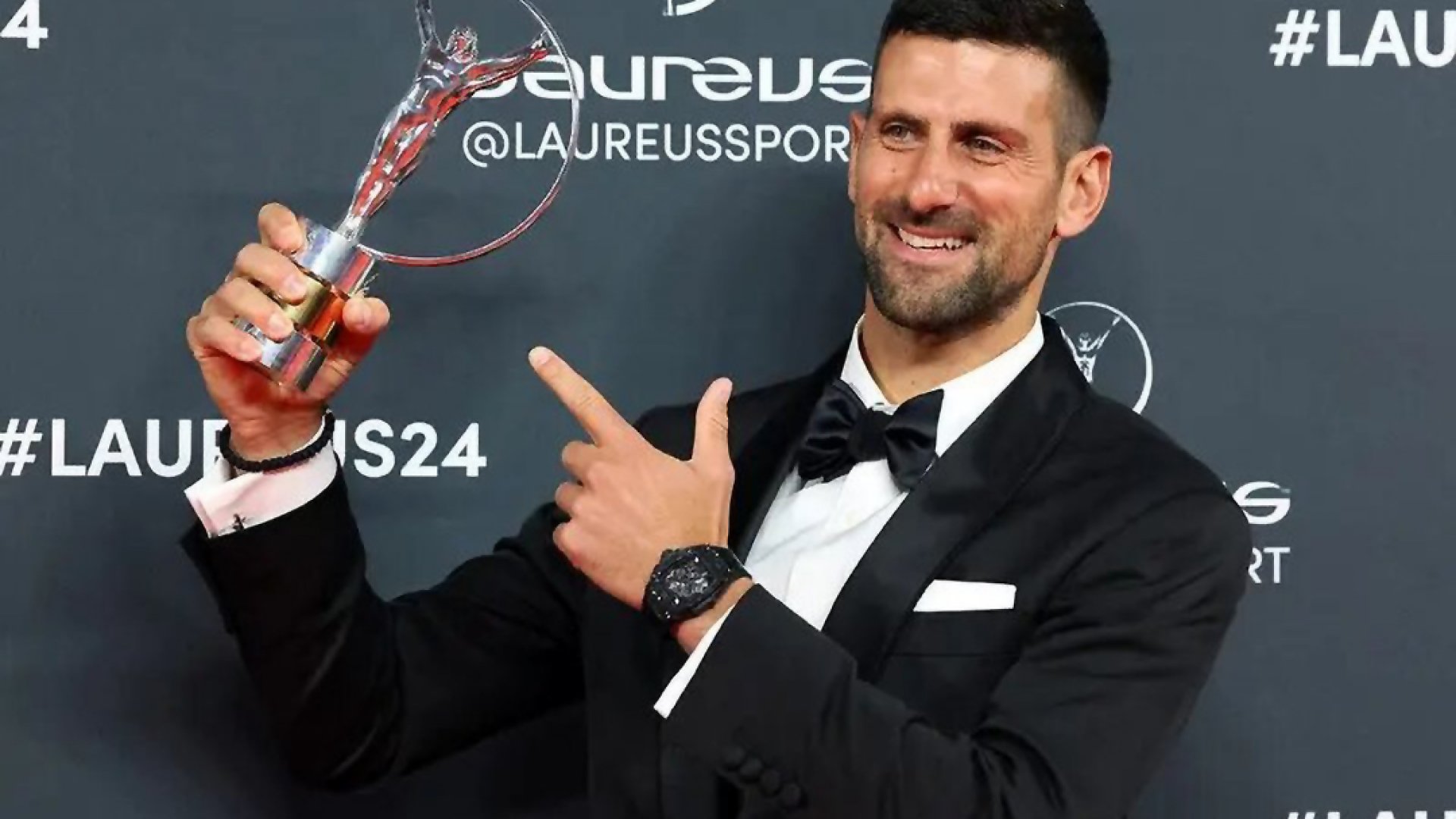 Novak Djokovic encabeza ganadores de los premios Laureus 2024