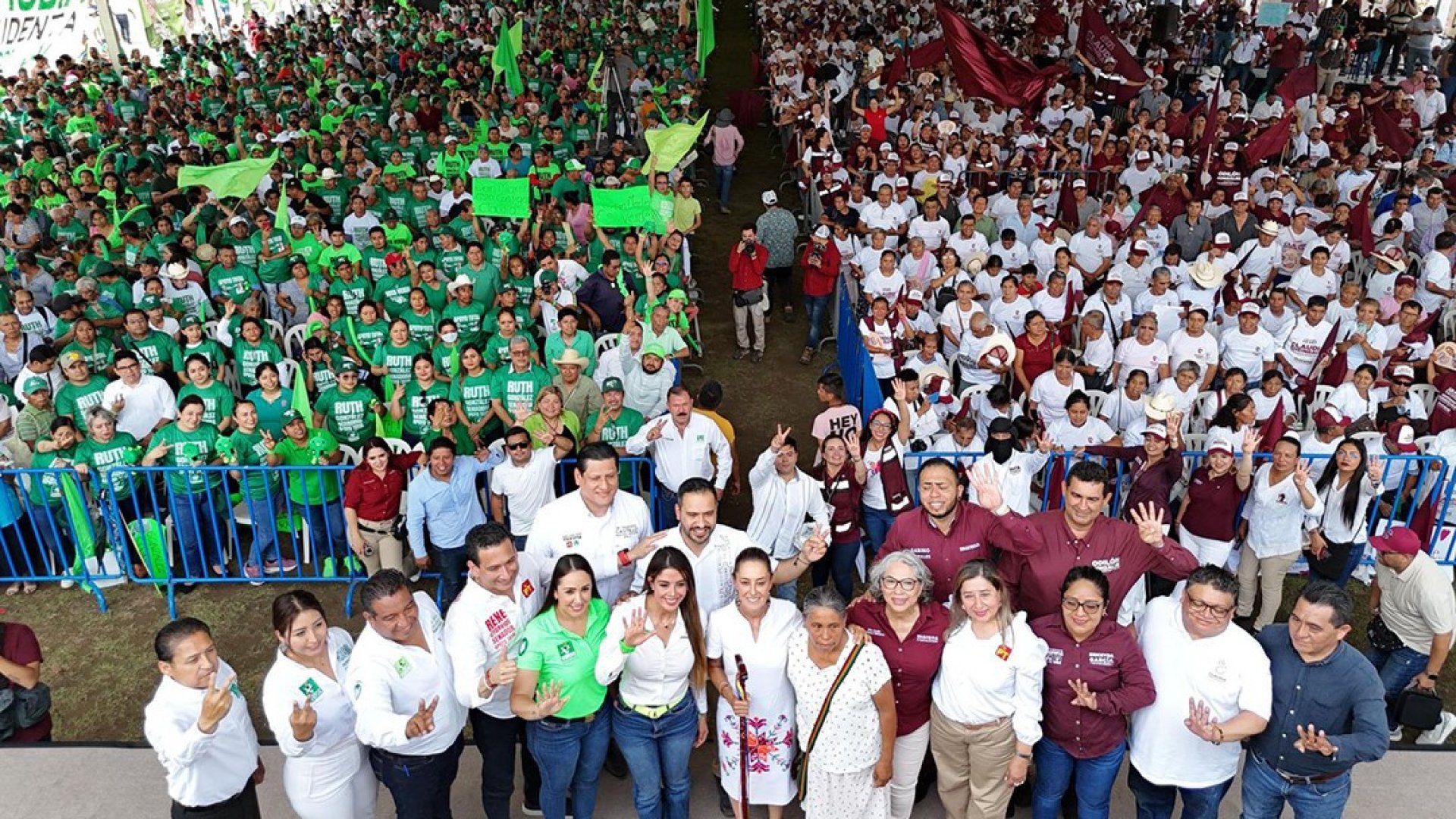 A Morena, PT y PVEM nos une el amor al pueblo y el anhelo de un México con justicia: Claudia Sheinbaum