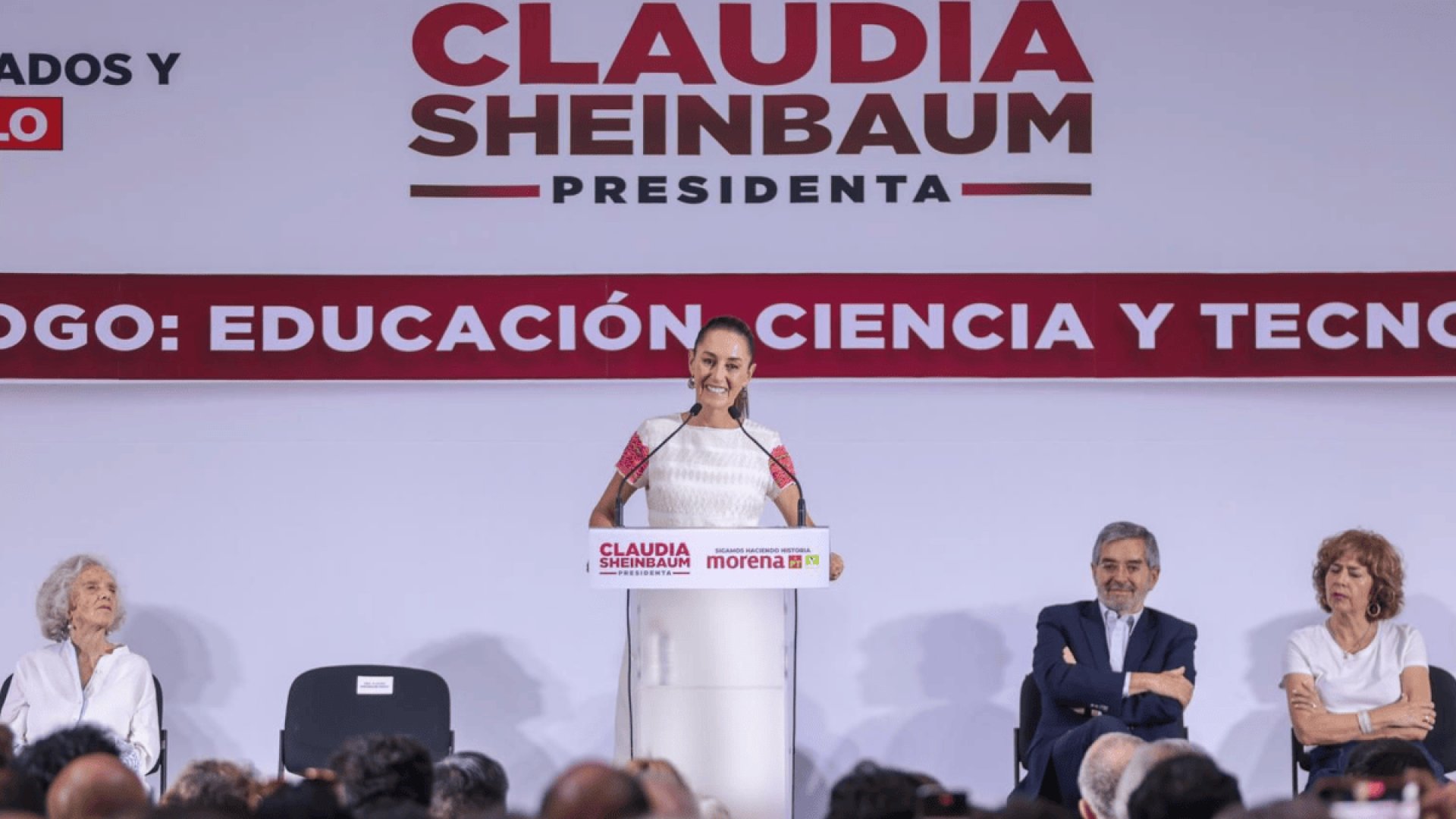 Claudia Sheinbaum pide a científicos involucrarse en su proyecto de nación
