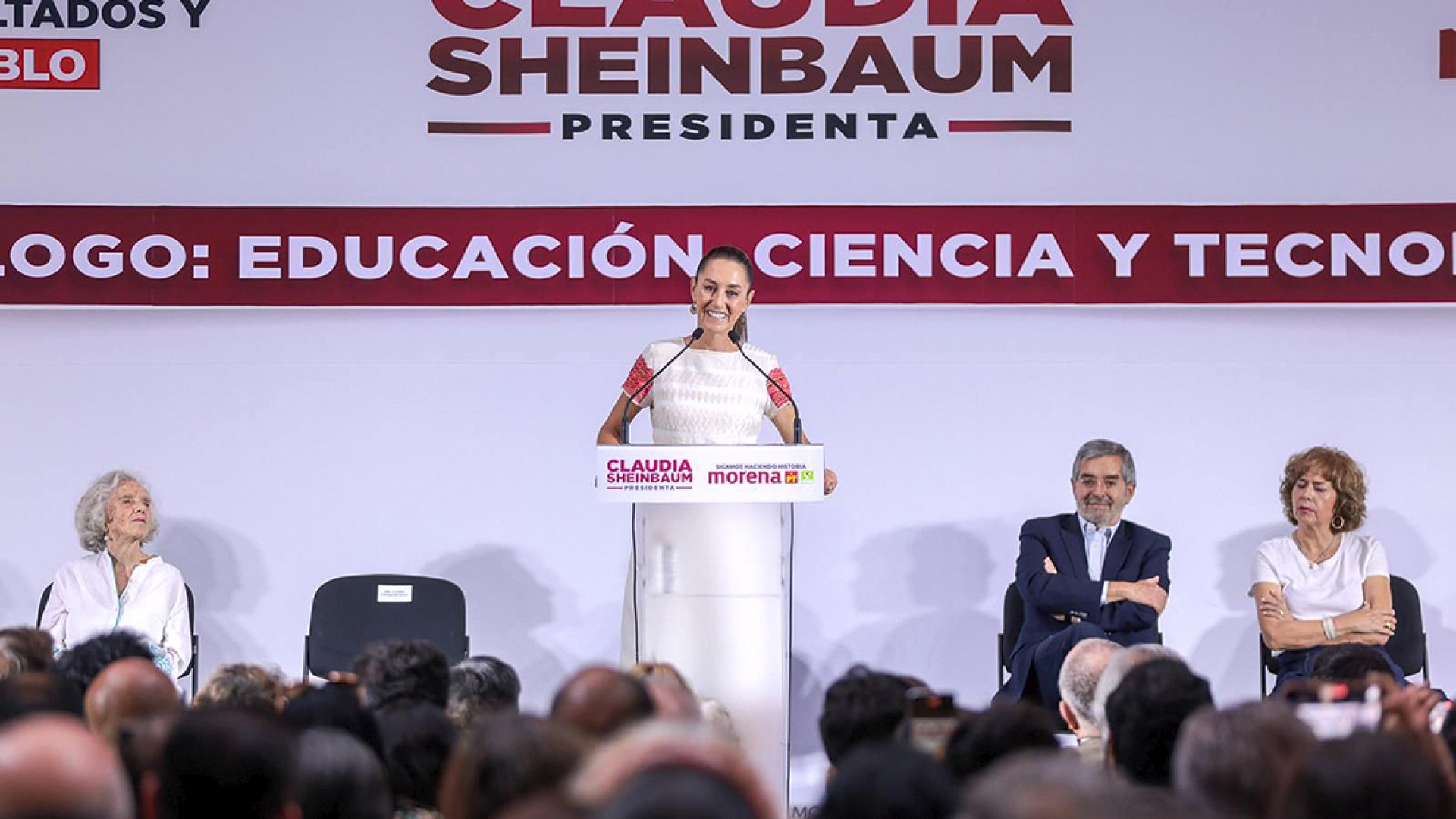 Nuestro gobierno estará marcado por el apoyo a la ciencia, la tecnología y la educación: Claudia Sheinbaum