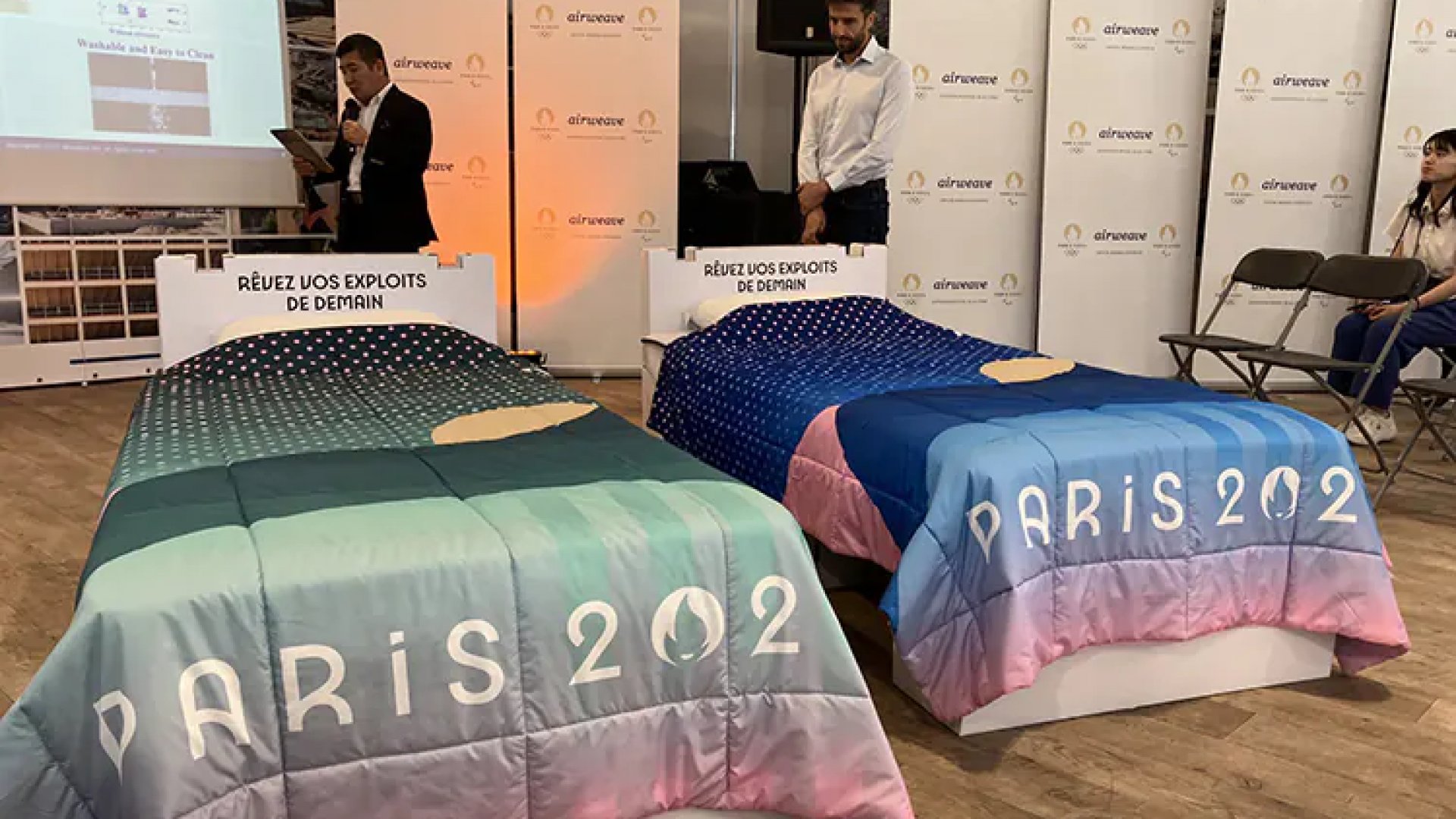 Llegan camas ‘antisexo’ a Villa Olímpica… ¡pero reparten 300 mil condones!