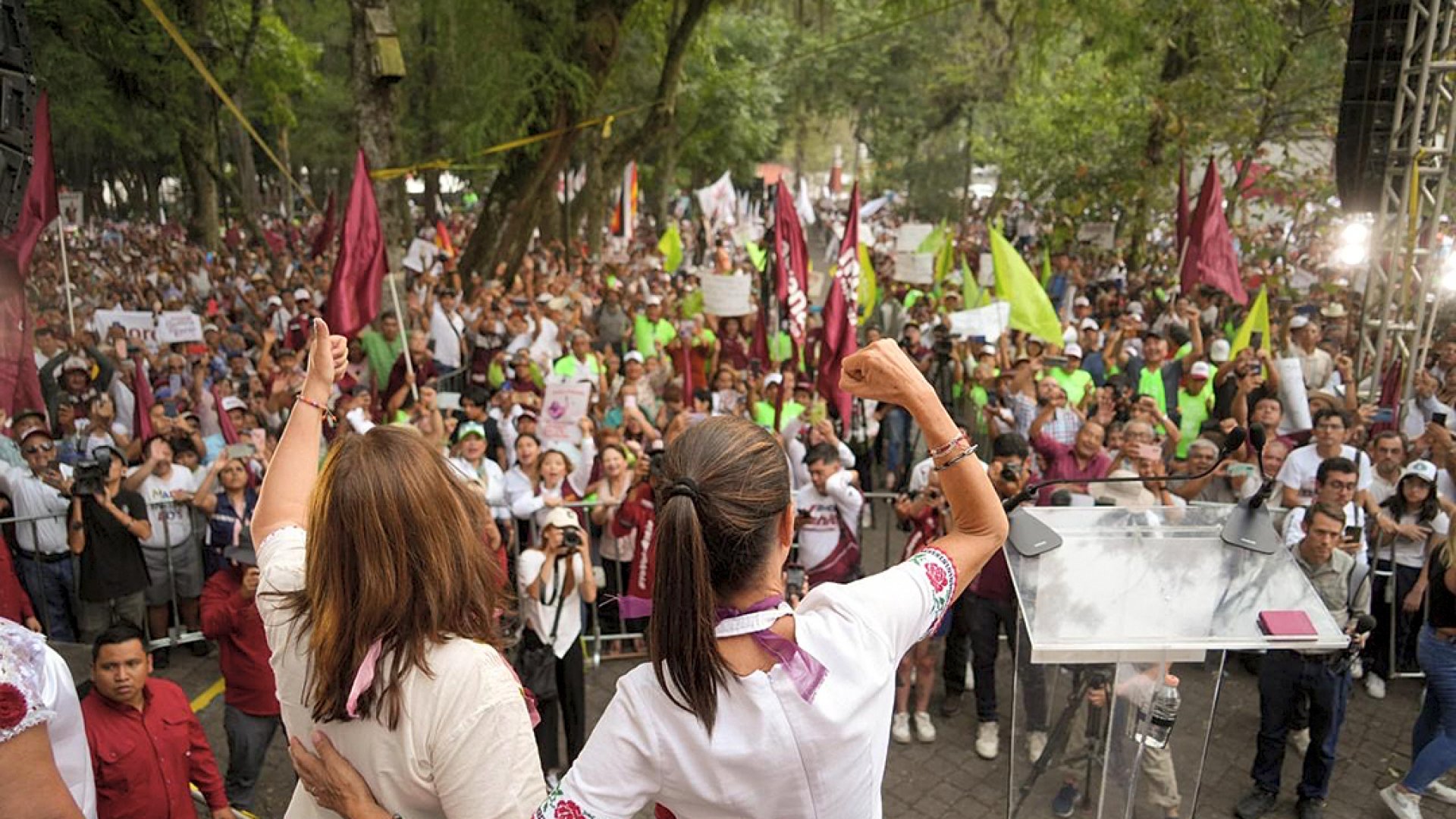 “Hemos cumplido con la transformación de México, dejamos atrás los gobiernos que se enriquecieron a costa del pueblo”: Claudia Sheinbaum