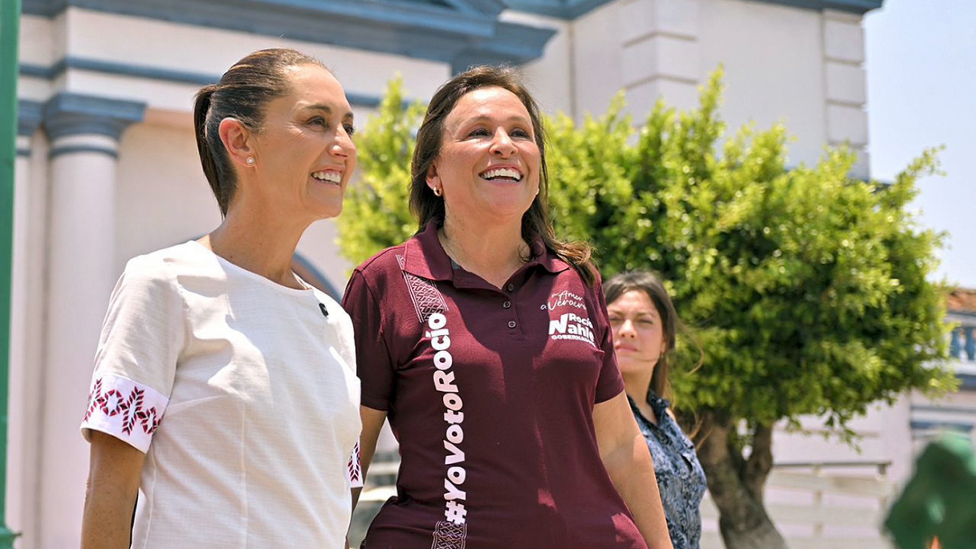 Rocío Nahle y Claudia Sheinbaum comparten agenda en segundo día de gira de la presidenciable en Veracruz