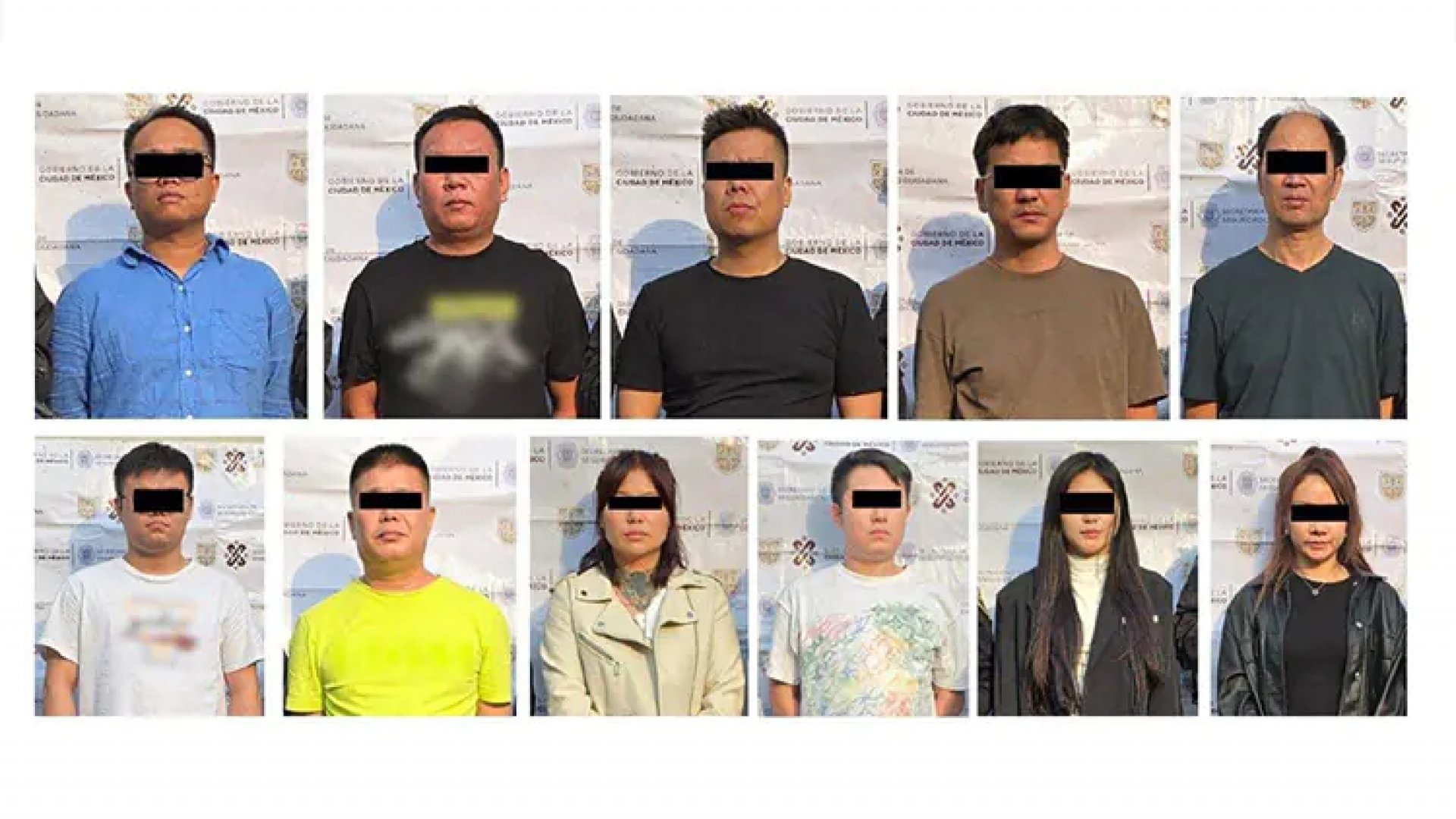 Cae mafia china por trata de personas y narcotráfico en CDMX
