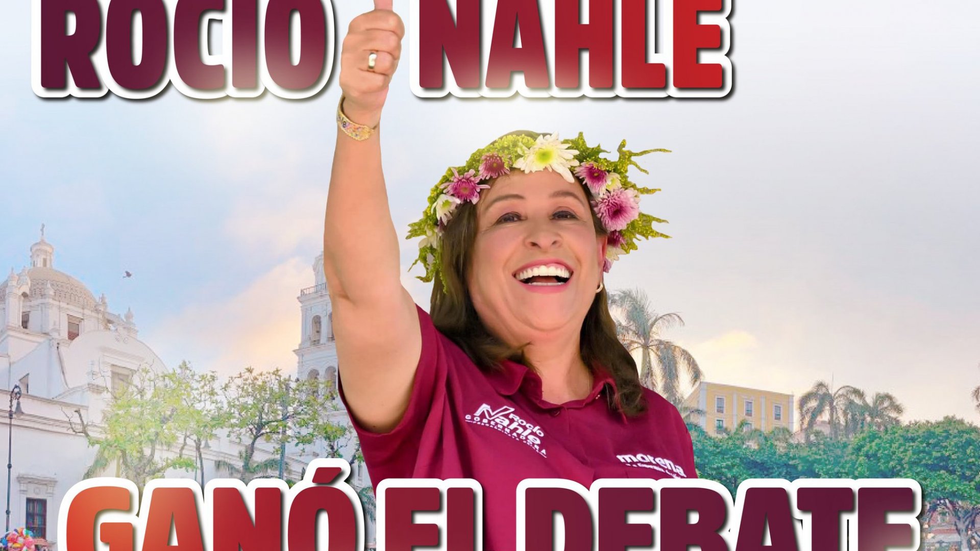 Gana Rocío Nahle segundo debate a la gubernatura