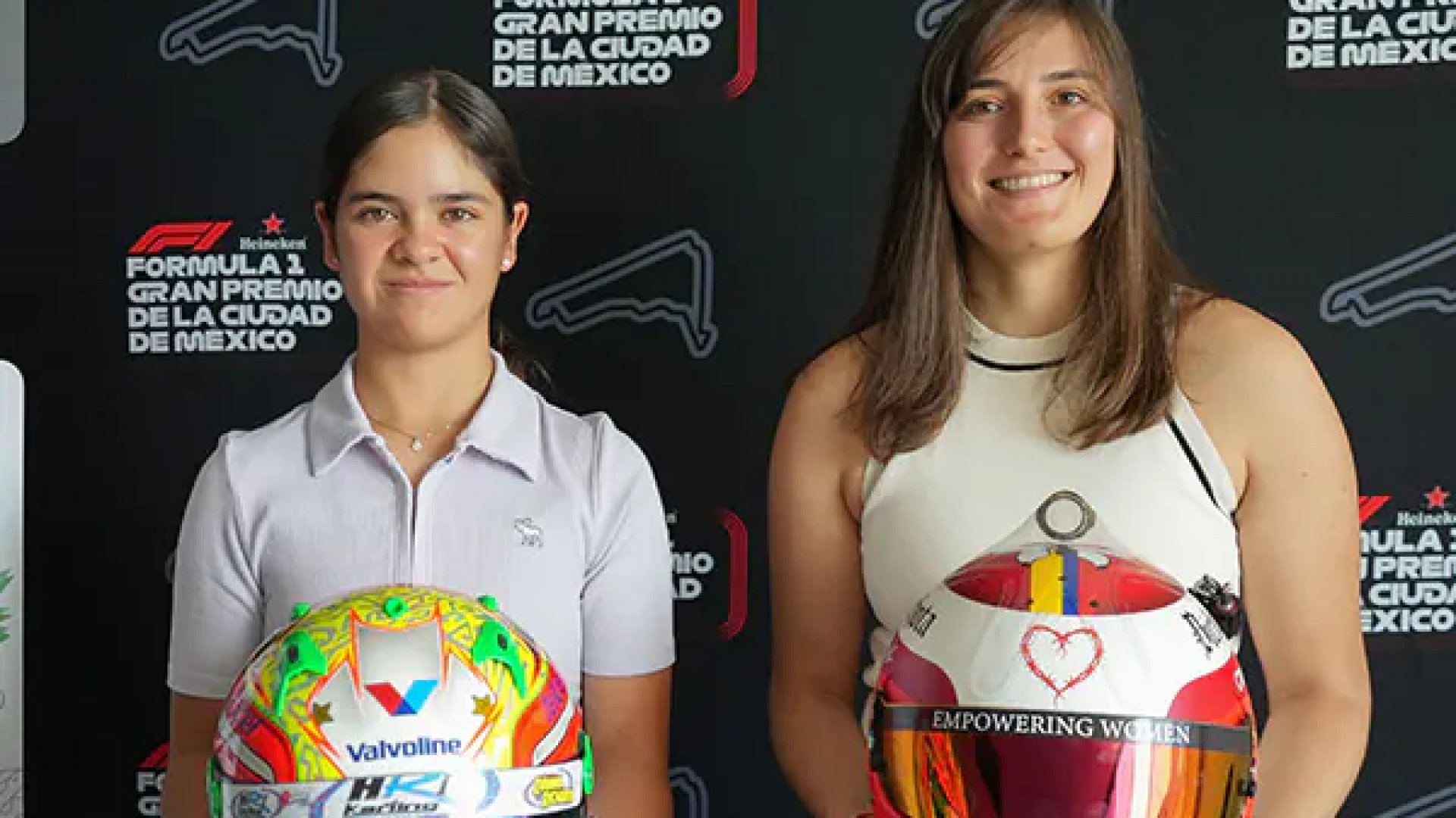 Nombran como embajadoras del GP de México a Tatiana Calderón e Ivanna Richards