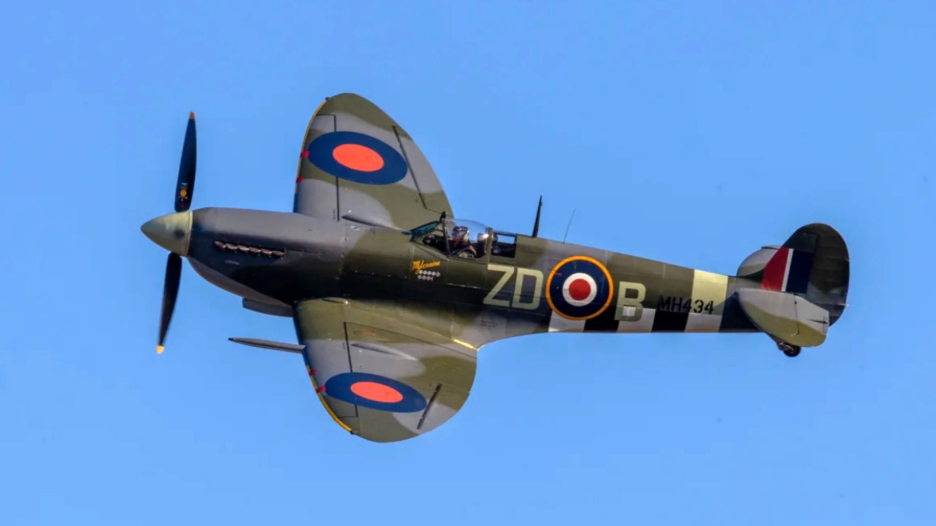 Muere un piloto de la Fuerza Aérea Británica en un Spitfire