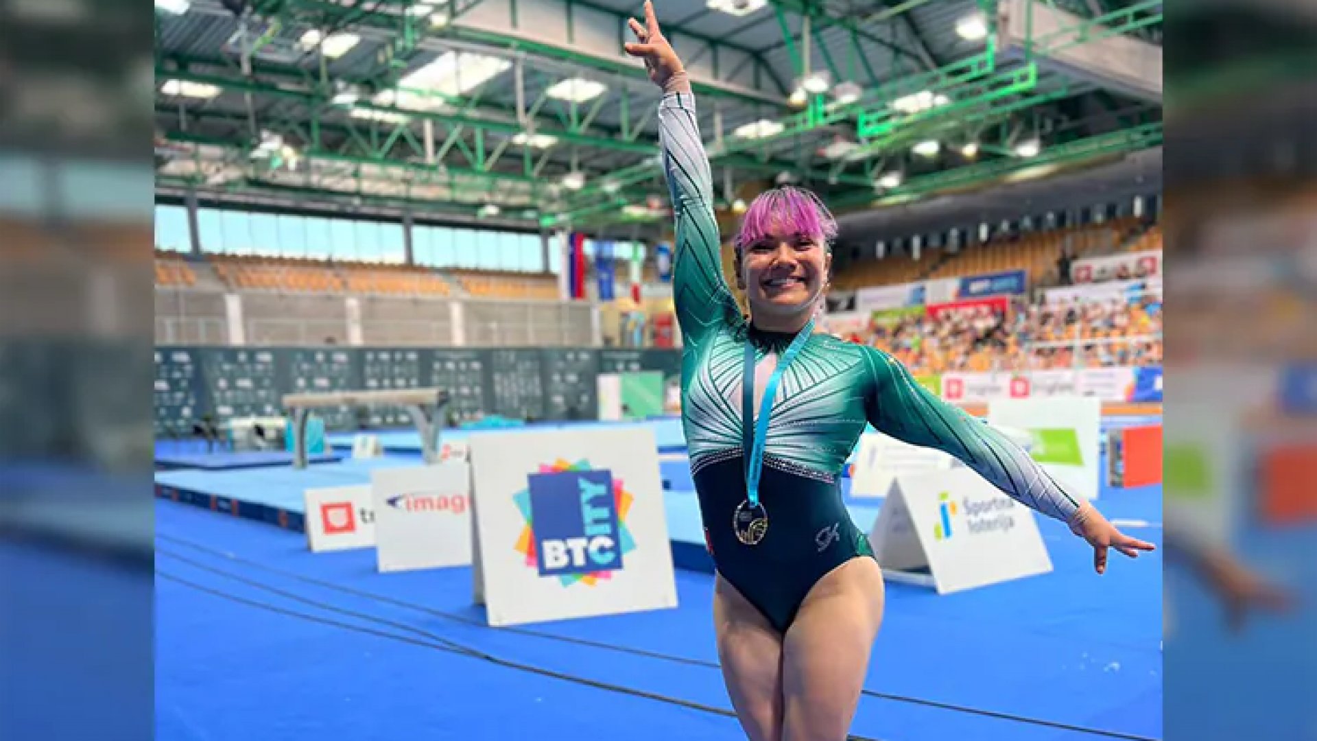 Alexa Moreno gana el oro en World Challenge de Eslovenia