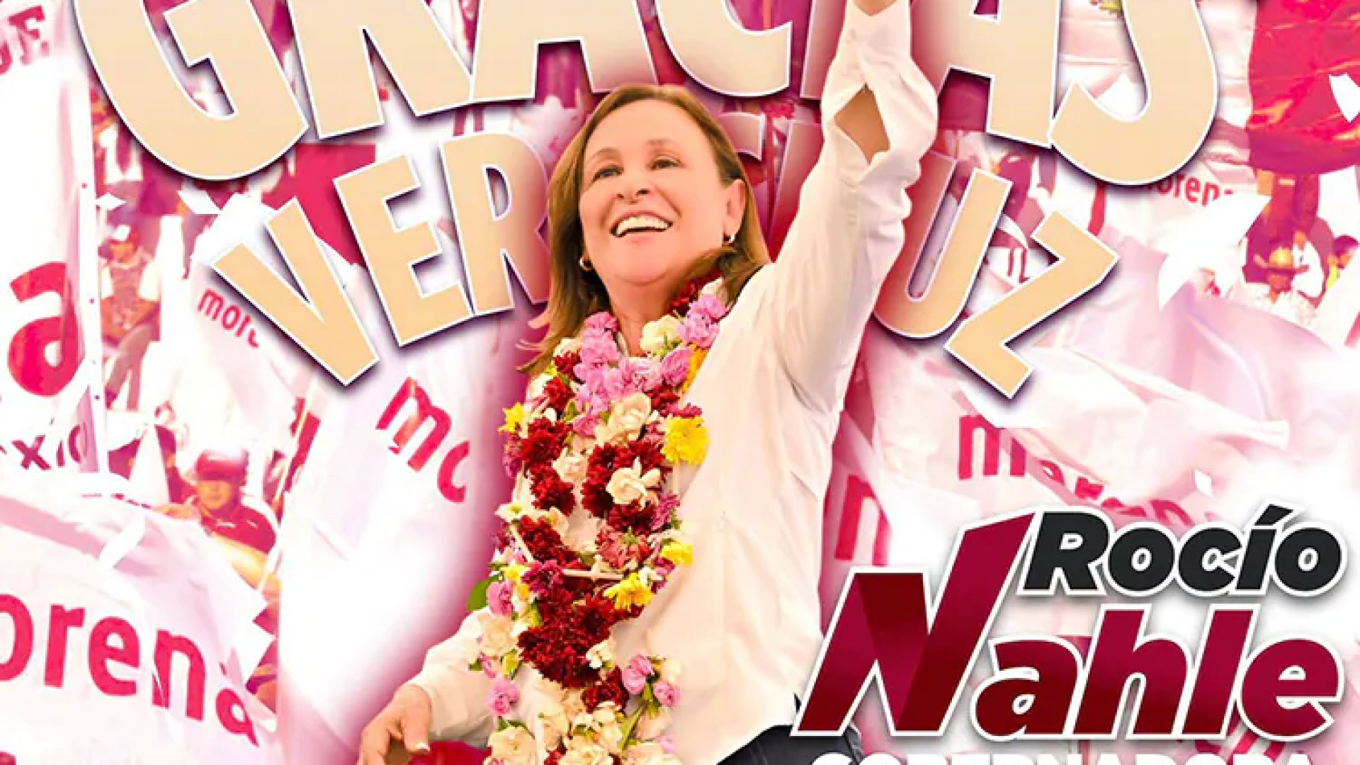 Proyecta el PREP a Rocío Nahle como gobernadora de Veracruz