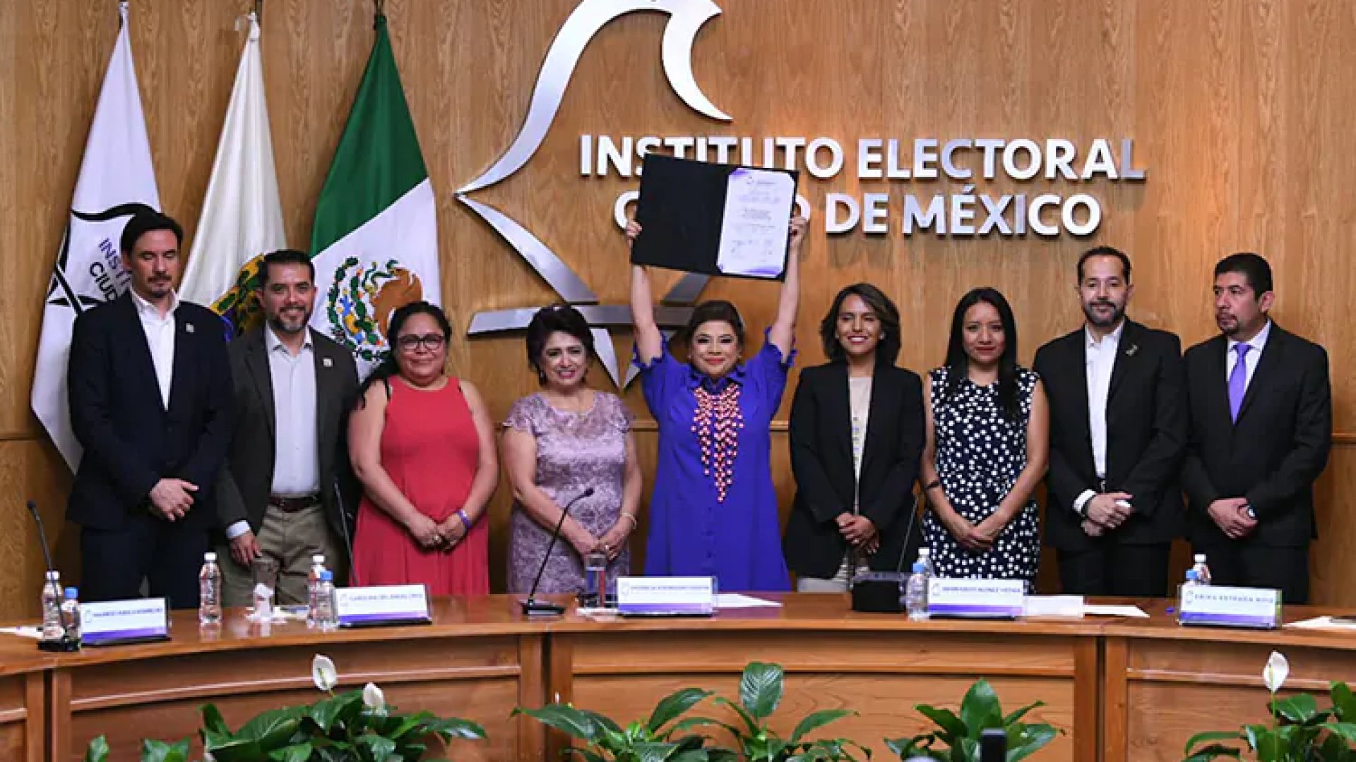 Clara Brugada obtiene constancia de mayoría como Jefa de Gobierno de CDMX