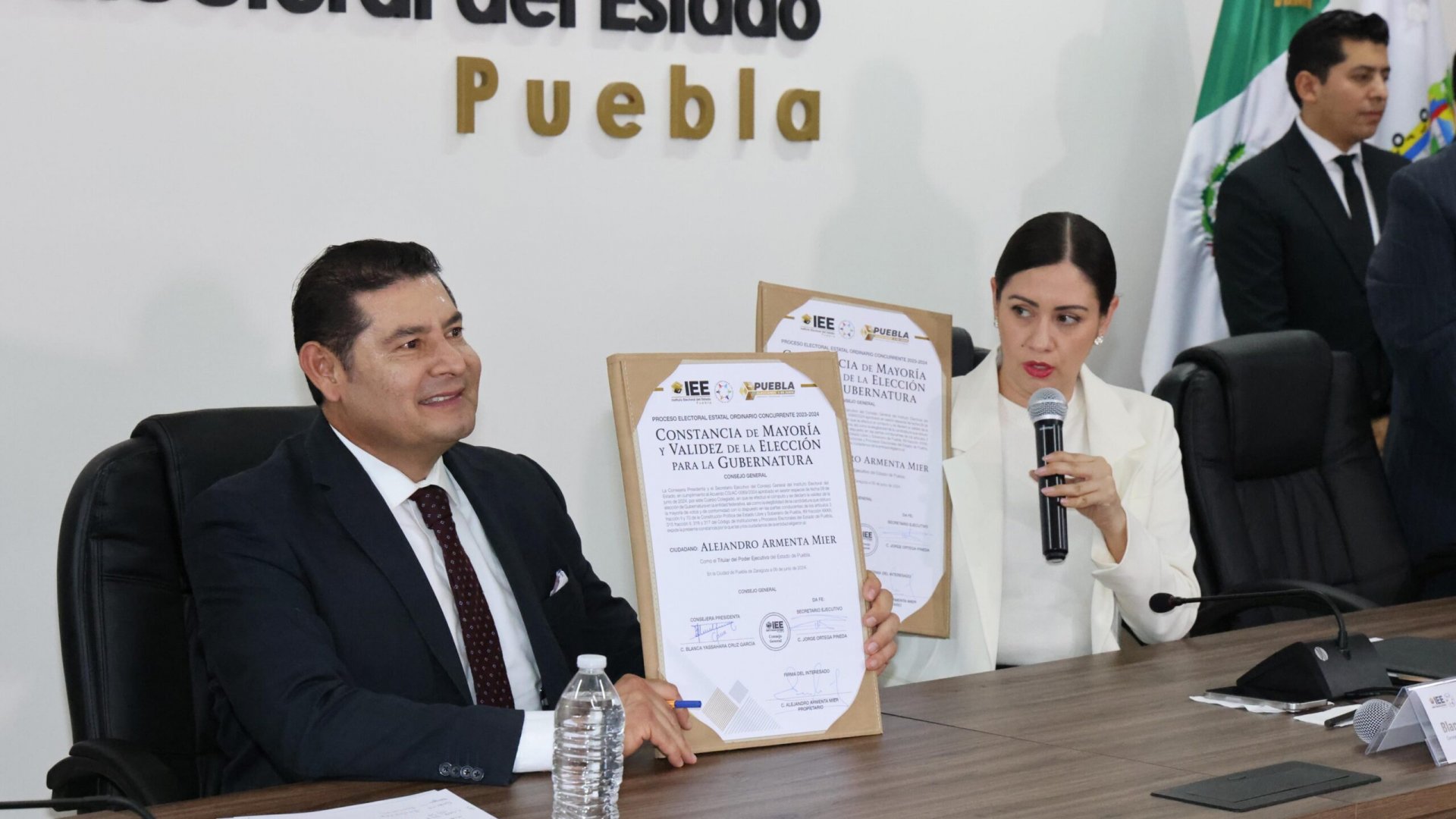 Armenta, el gobernador electo más votado en la historia de Puebla.