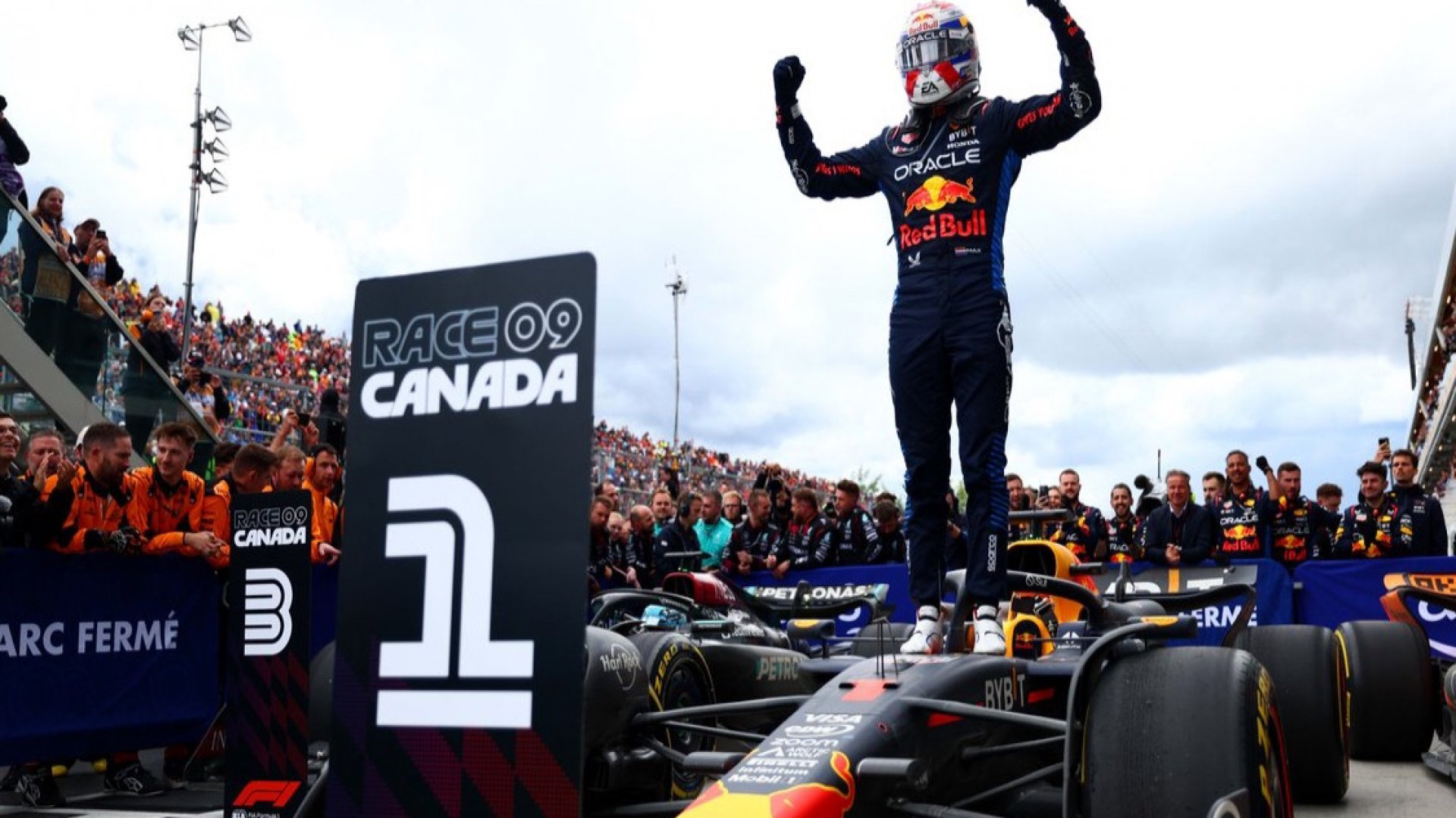 Max Verstappen se llevó el GP de Canadá; Checo Pérez no terminó