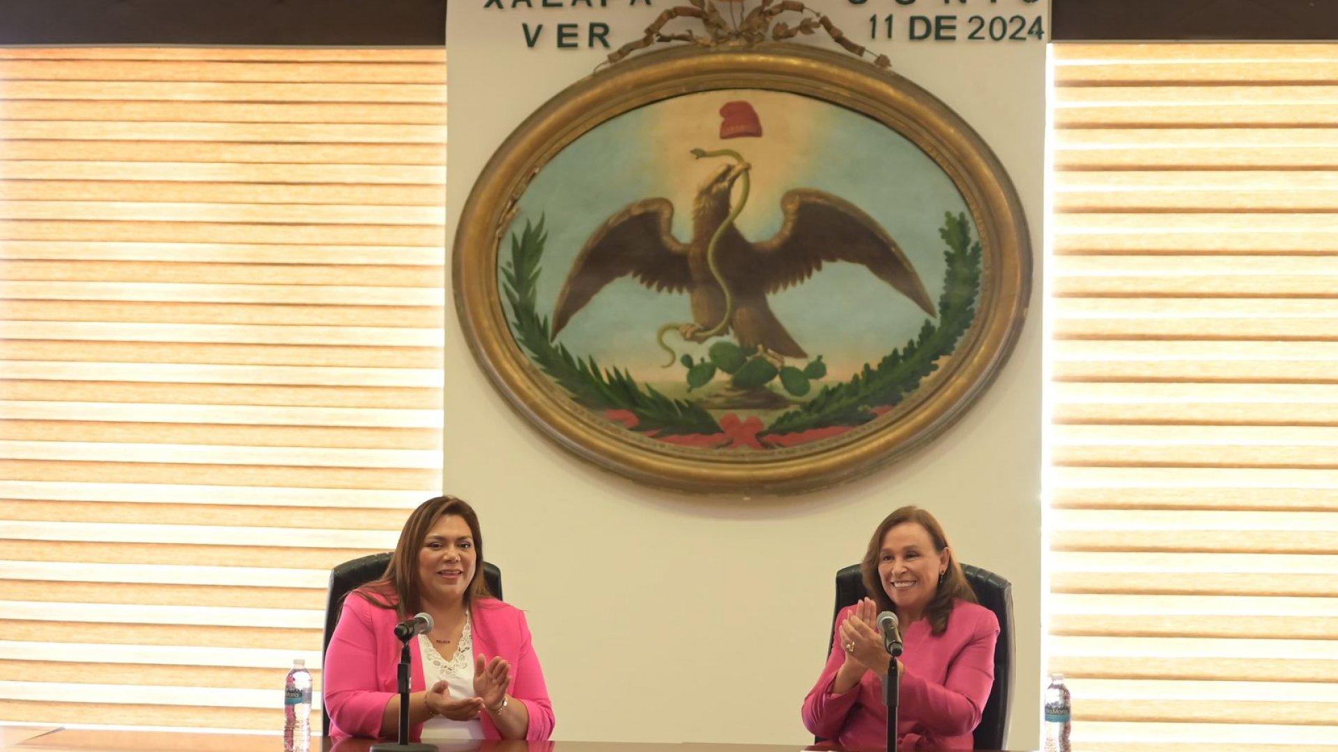 Rocío Nahle se reúne con el Poder Judicial del Estado 
