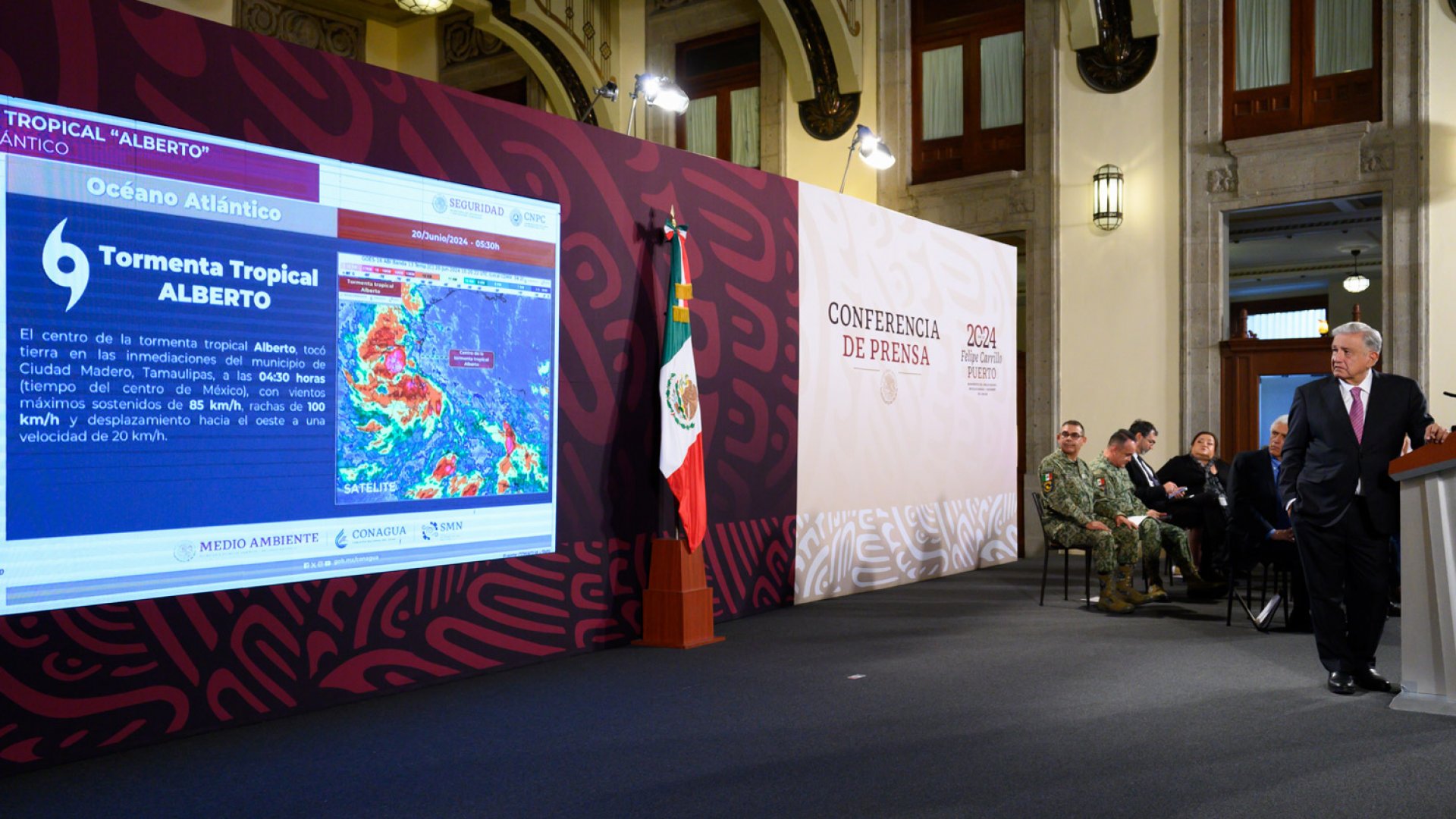 AMLO anuncia despliegue de las fuerzas armadas por ‘Alberto’