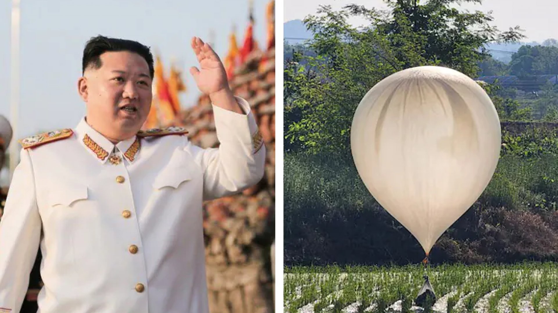 Corea del Norte envía globos con basura otra vez a Corea del Sur