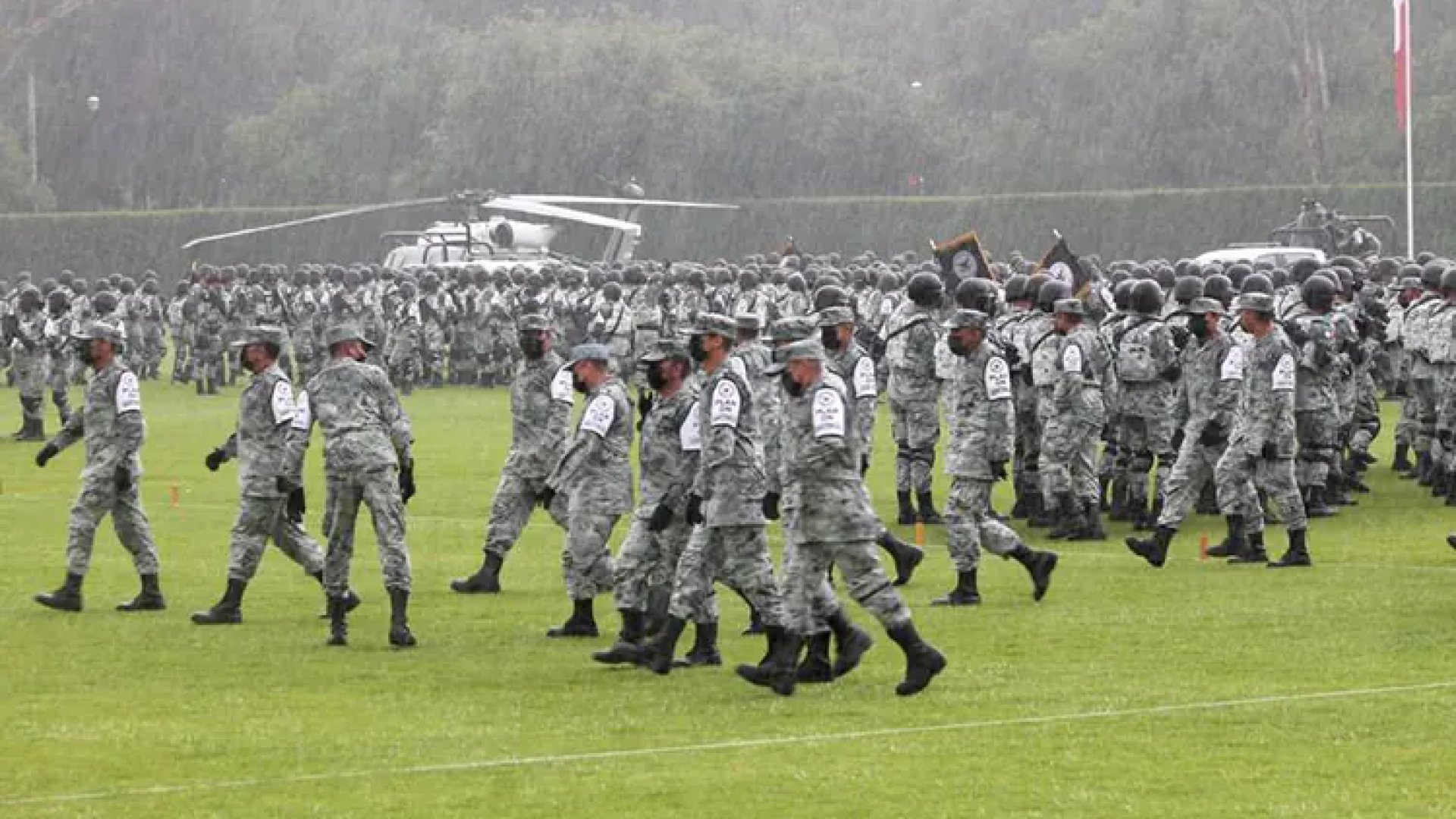 Por lluvias, posponen evento del Presidente en Campo Marte