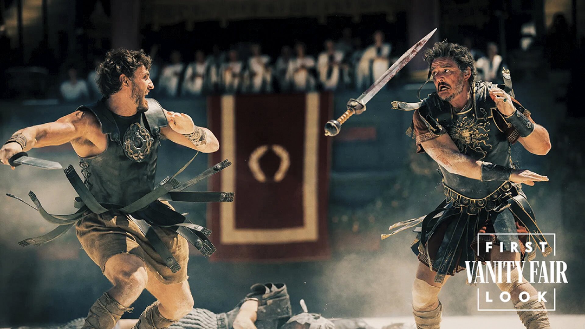 Paul Mescal vs. Pedro Pascal: Un primer vistazo a la épica Gladiator II