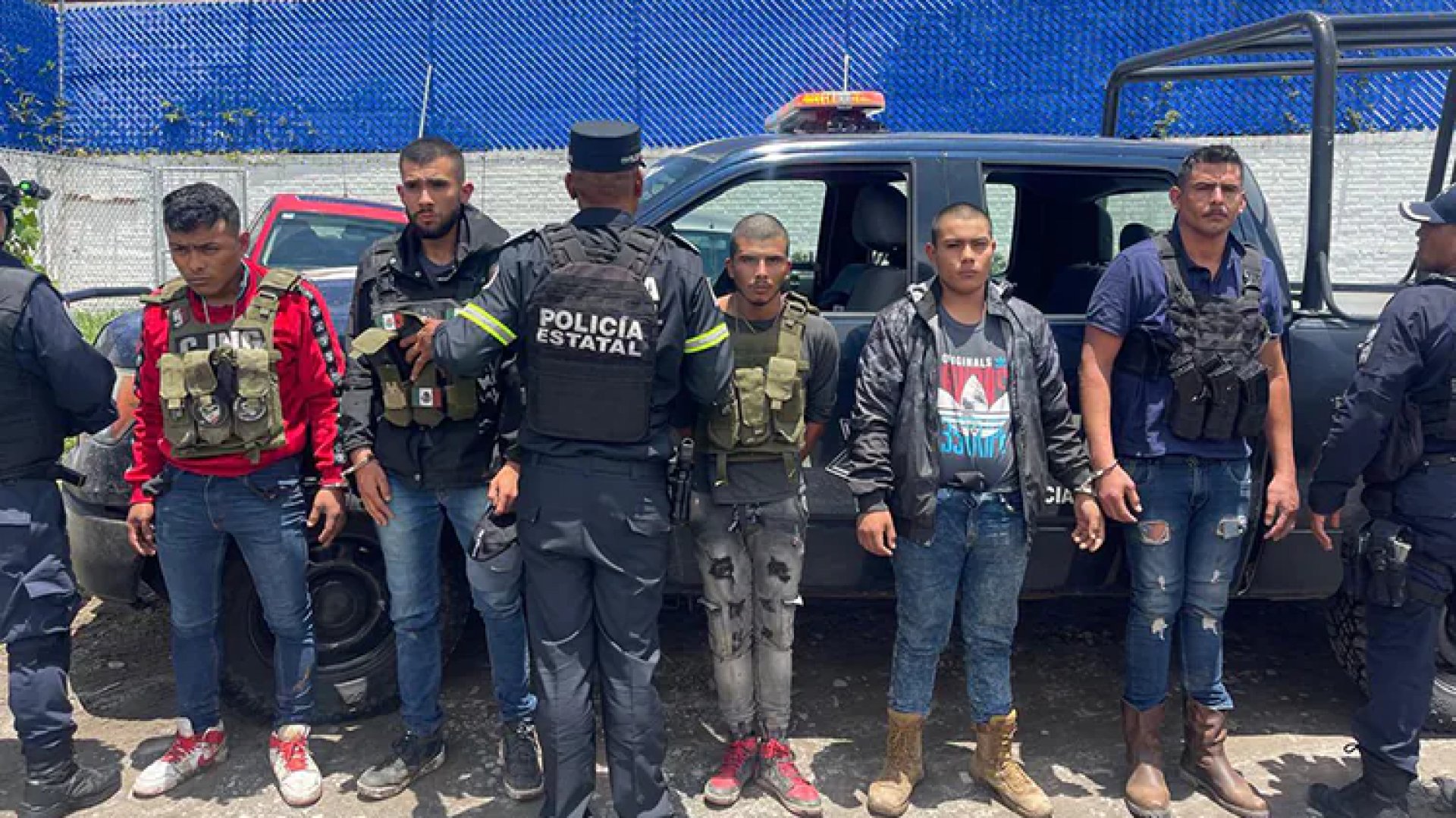 Capturan a cinco miembros del CJNG en Edomex