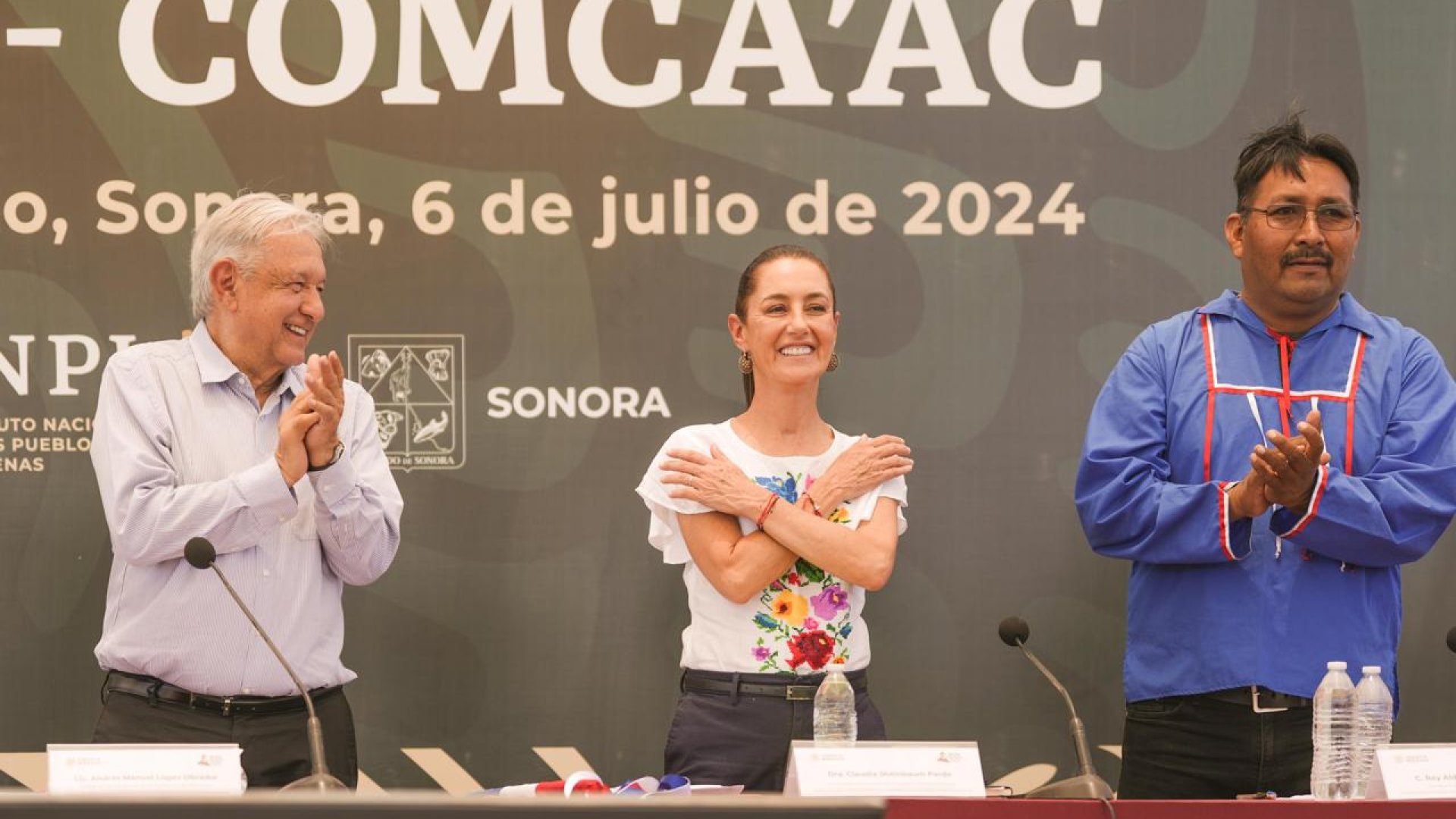 Vamos a continuar con el plan de justicia para el pueblo Seri: Claudia Sheinbaum